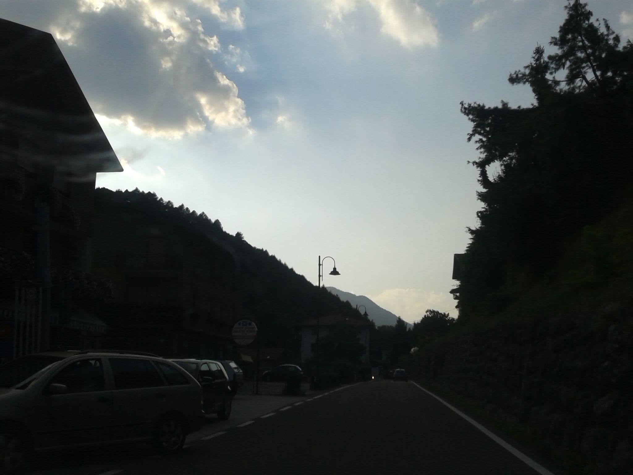 Street view near Garnì Rosa, Molina di Ledro