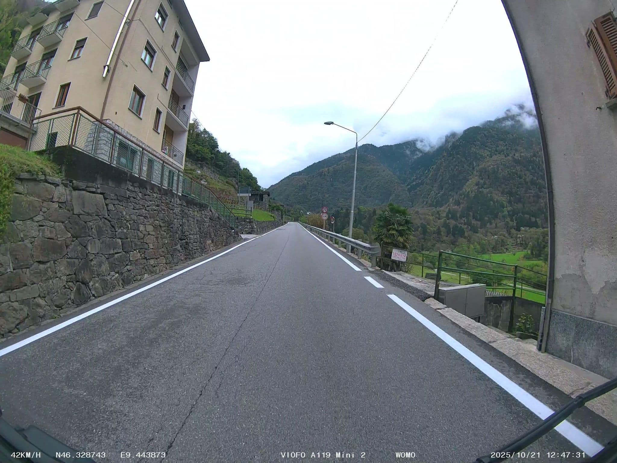 Street view near Ca' nei Ronchi, Piuro — © soulcover (CC BY-SA · Mapillary)