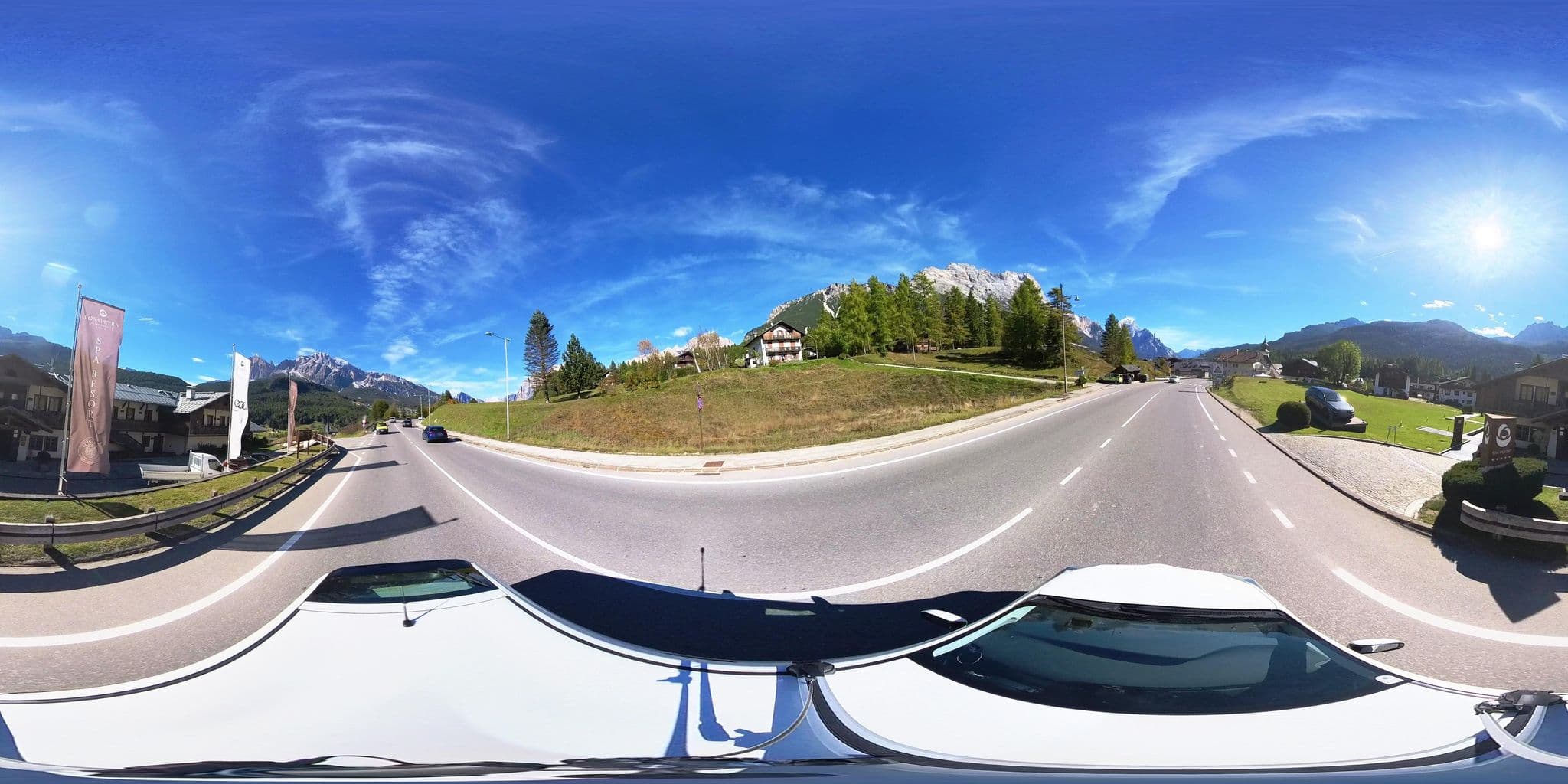 Street view near Hotel Rosapetra Spa e Resort, Cortina d'Ampezzo