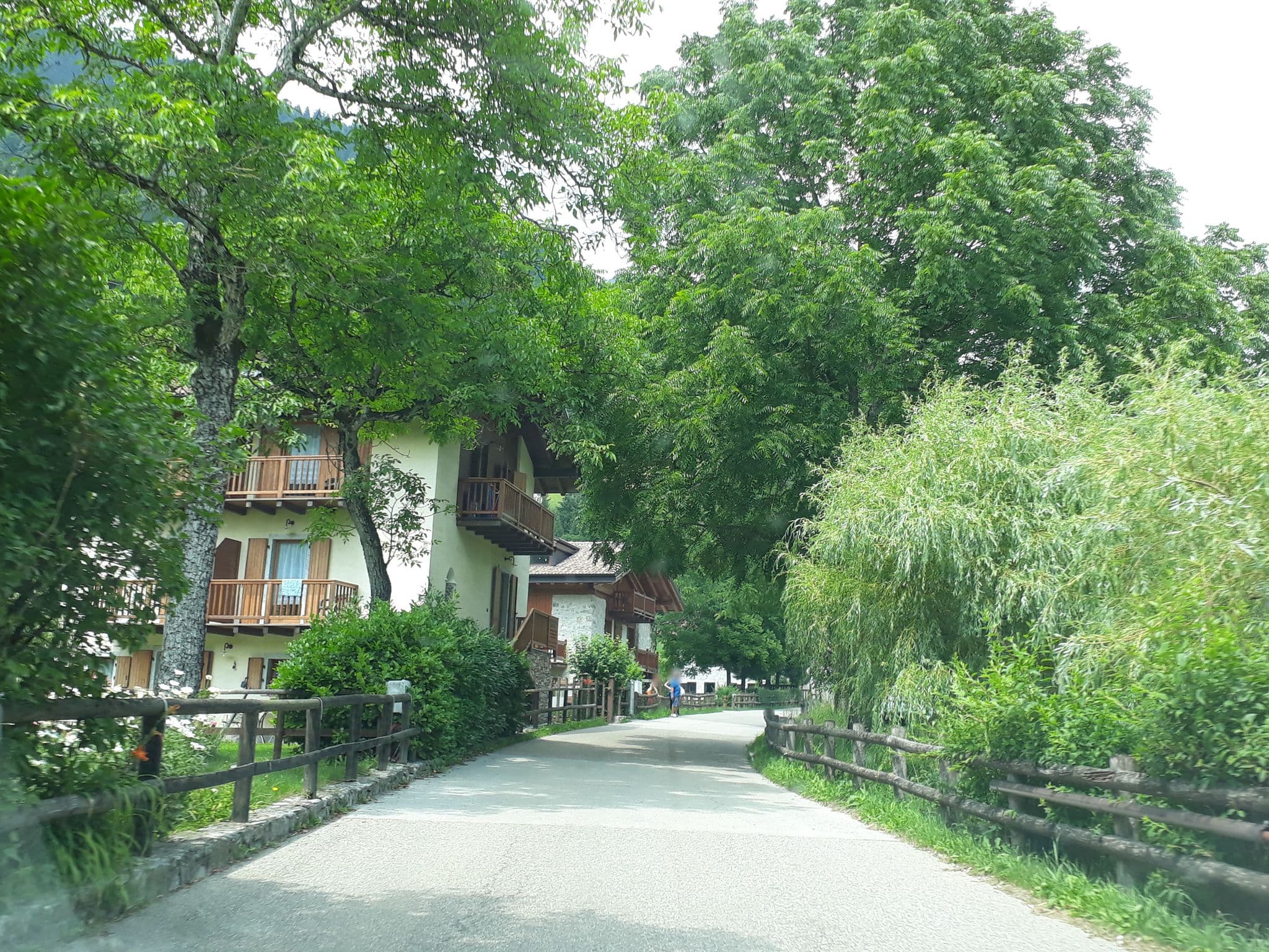 Street view near Chalet Rosso, Molina di Ledro