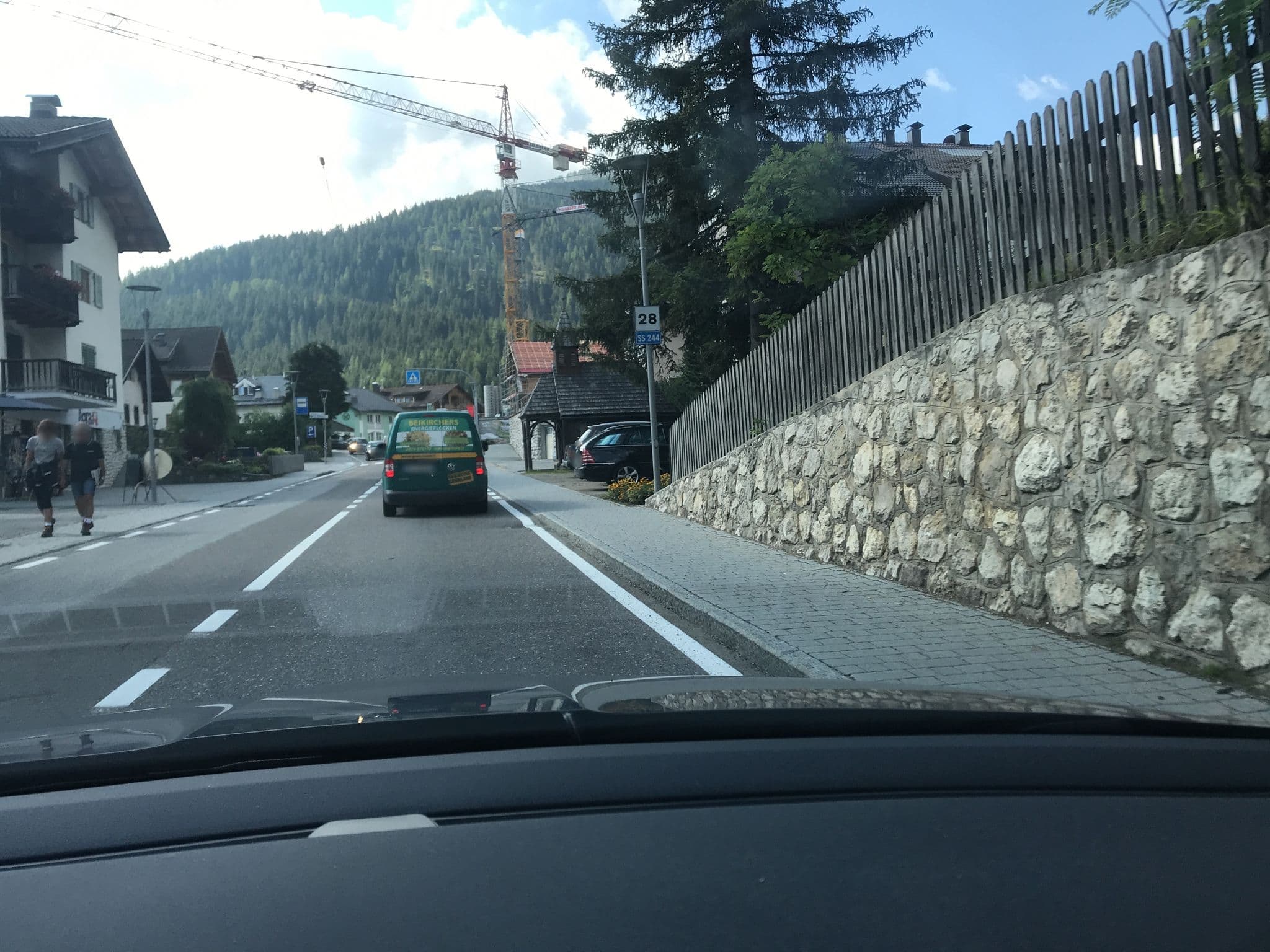 Street view near Camosciol, La Valle - Wengen