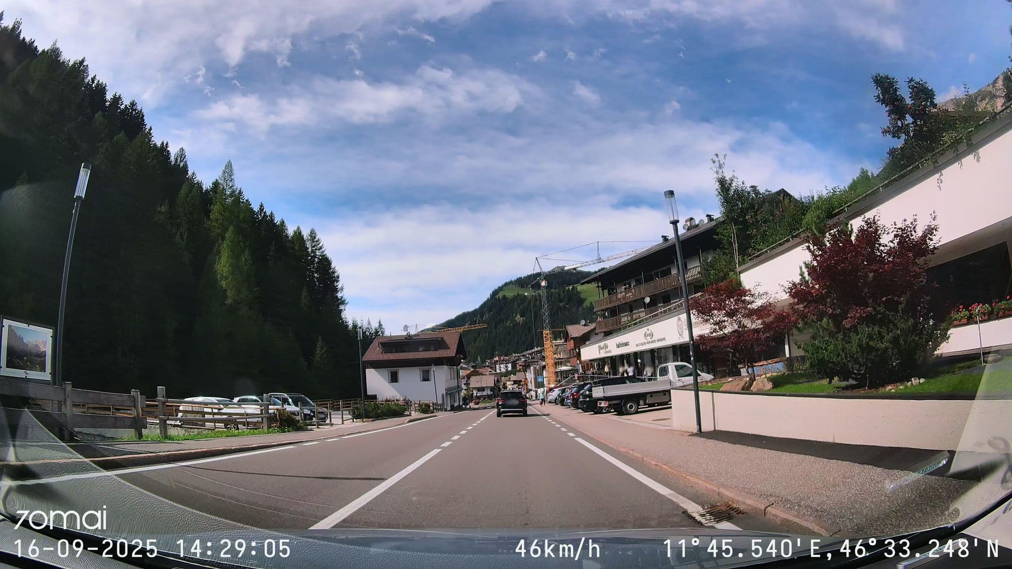 Street view near Residence Hotel Antares, Selva