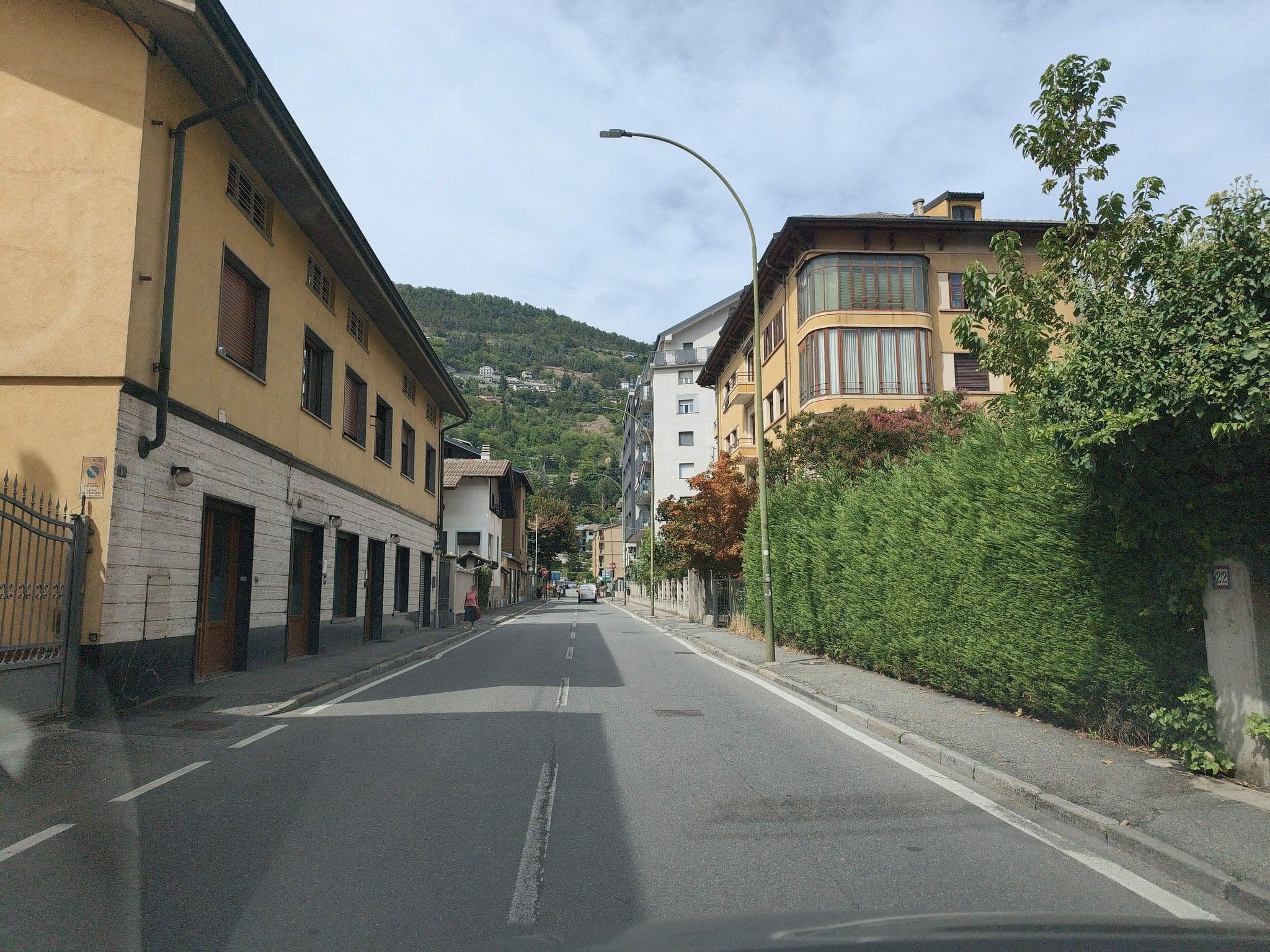 Street view near Aosta Holiday Apartments, Aosta — © canfe (CC BY-SA · Mapillary)