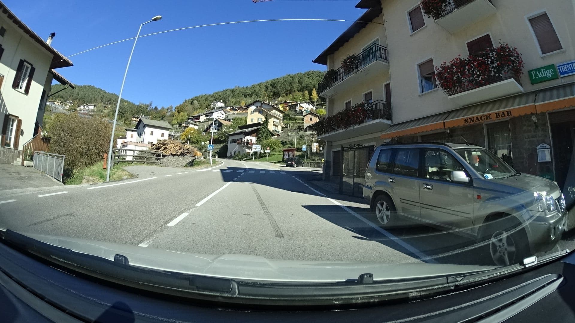 Street view near Bed and Breakfast Segonzano, Cembra — © sashazykov (CC BY-SA · Mapillary)