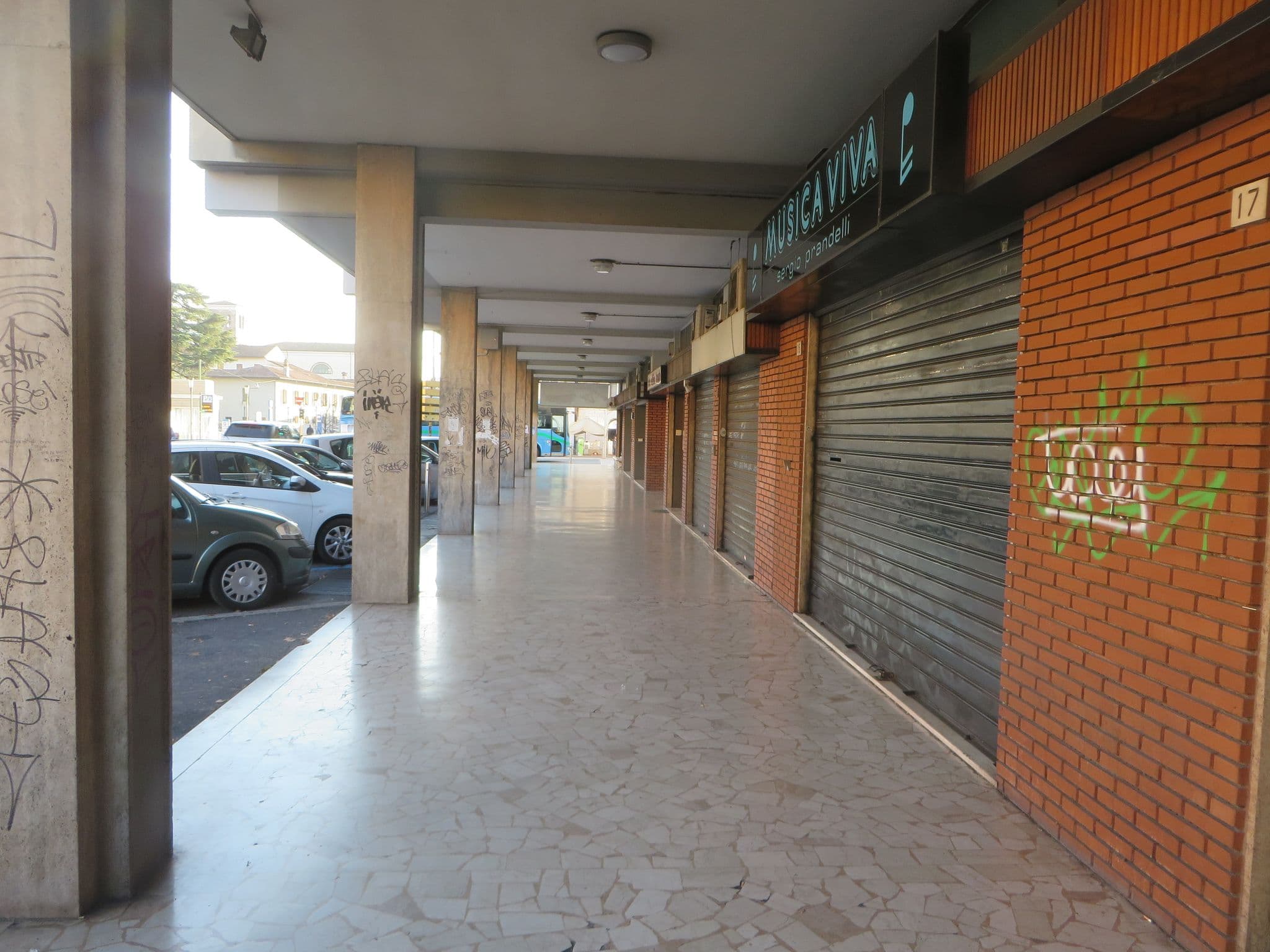 Street view near Hotel Battisti, Brescia — © lary_fede (CC BY-SA · Mapillary)