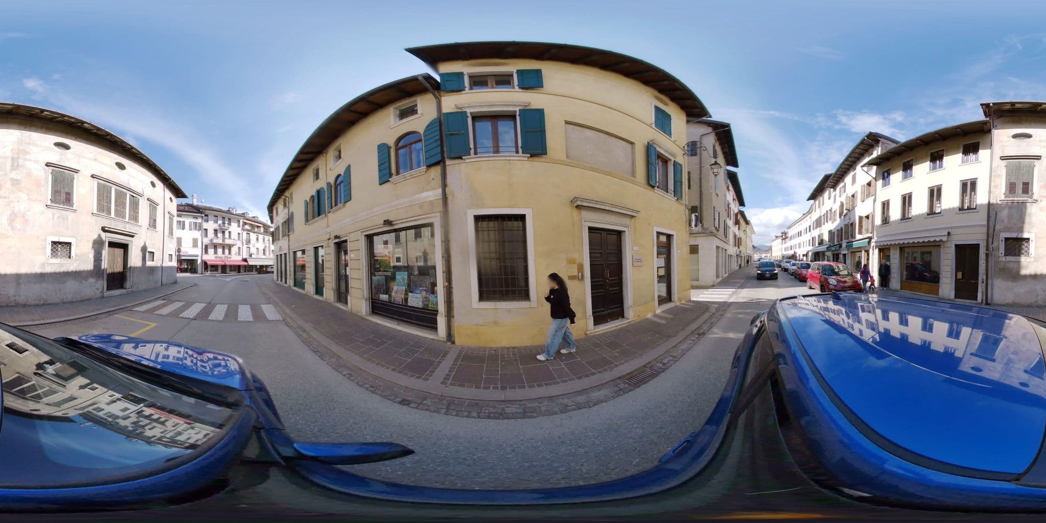 Street view near La casa del ciliegio, Feltre — © mapconcierge (CC BY-SA · Mapillary)