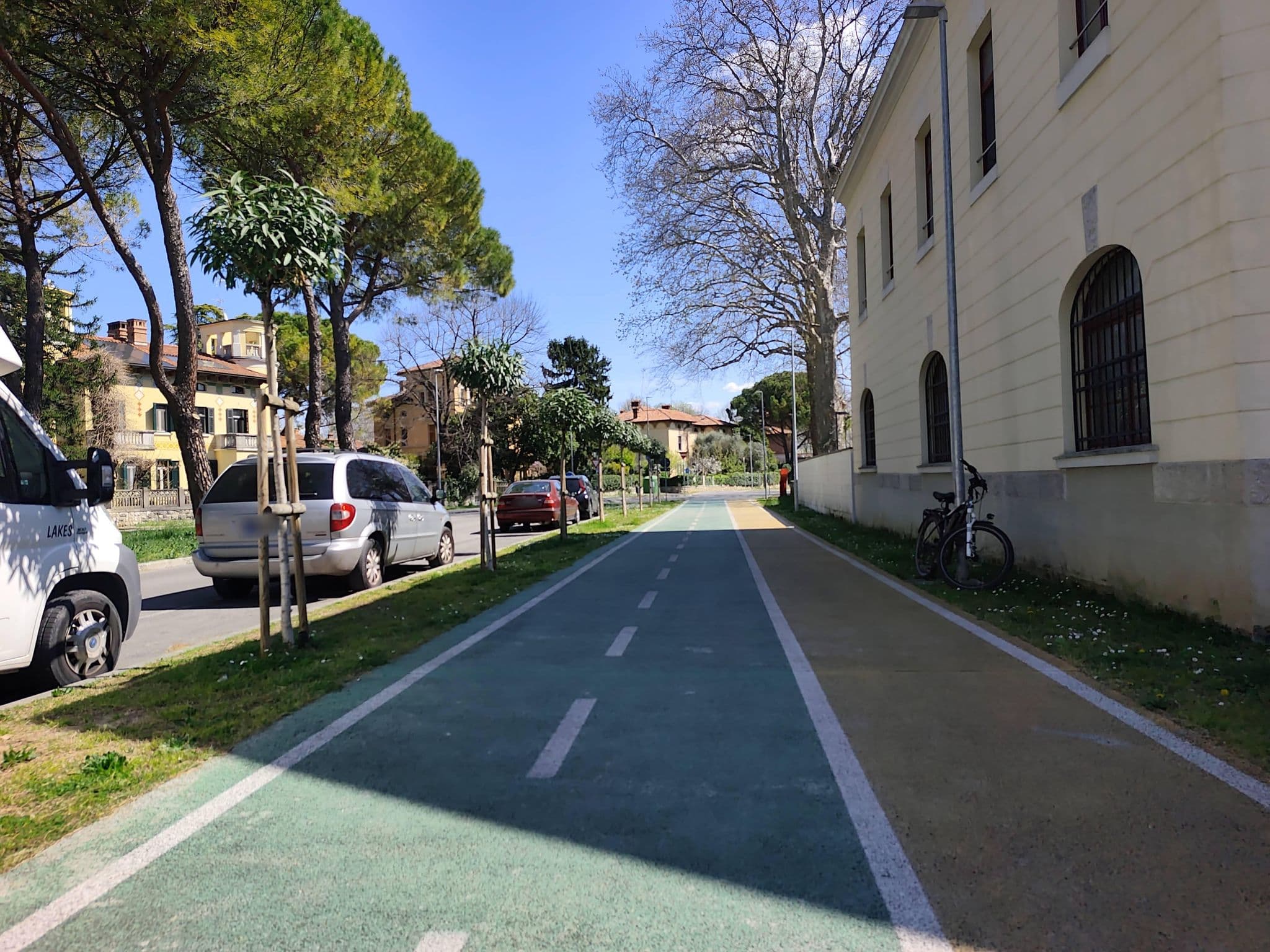 Street view near Europalace, Monfalcone — © Duro (CC BY-SA · Mapillary)