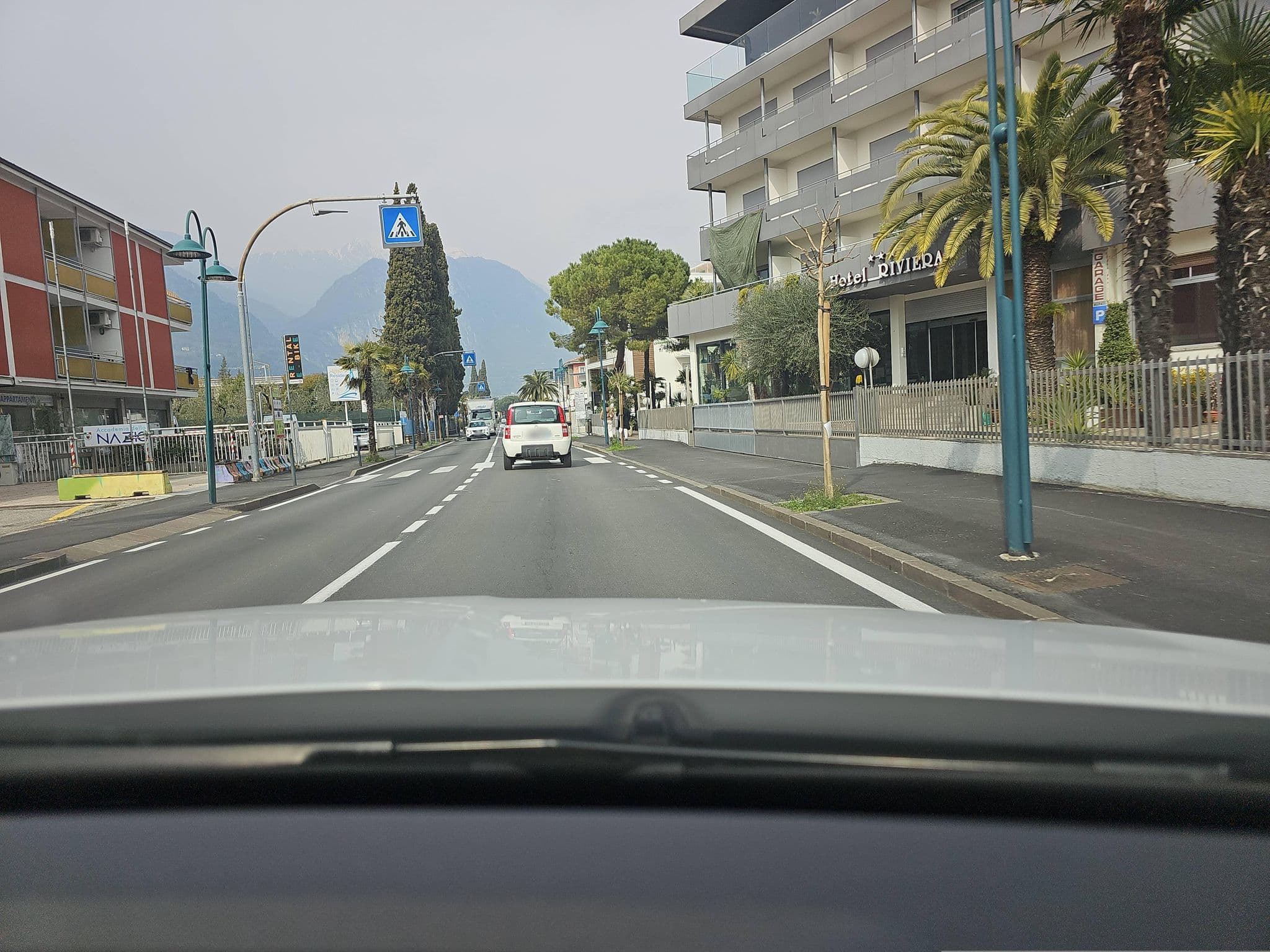 Street view near Hotel Mirage, Riva del Garda