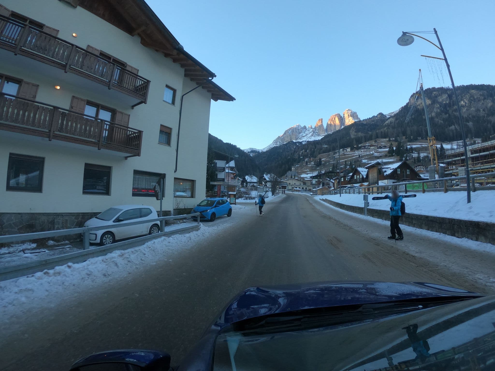 Street view near Albergo Serenella, Canazei