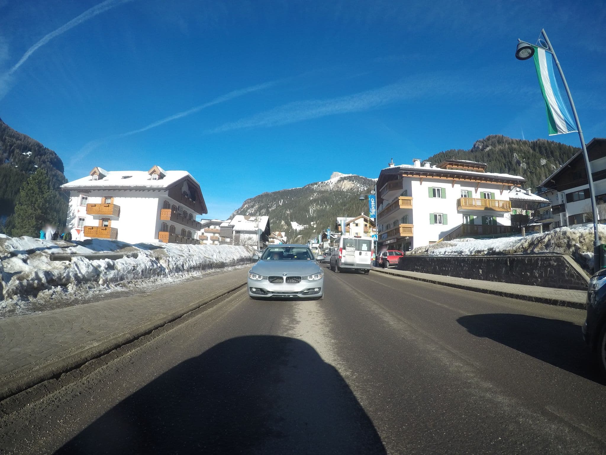 Street view near Garni Eden, Canazei