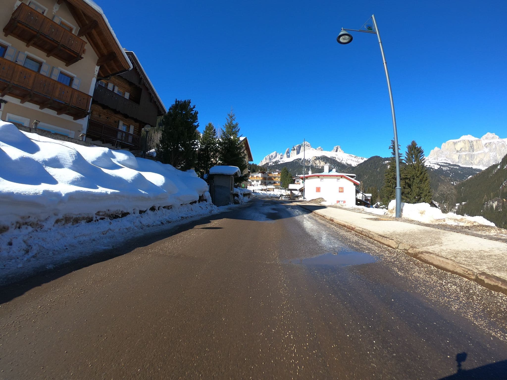 Street view near Alcotur Spa, Canazei