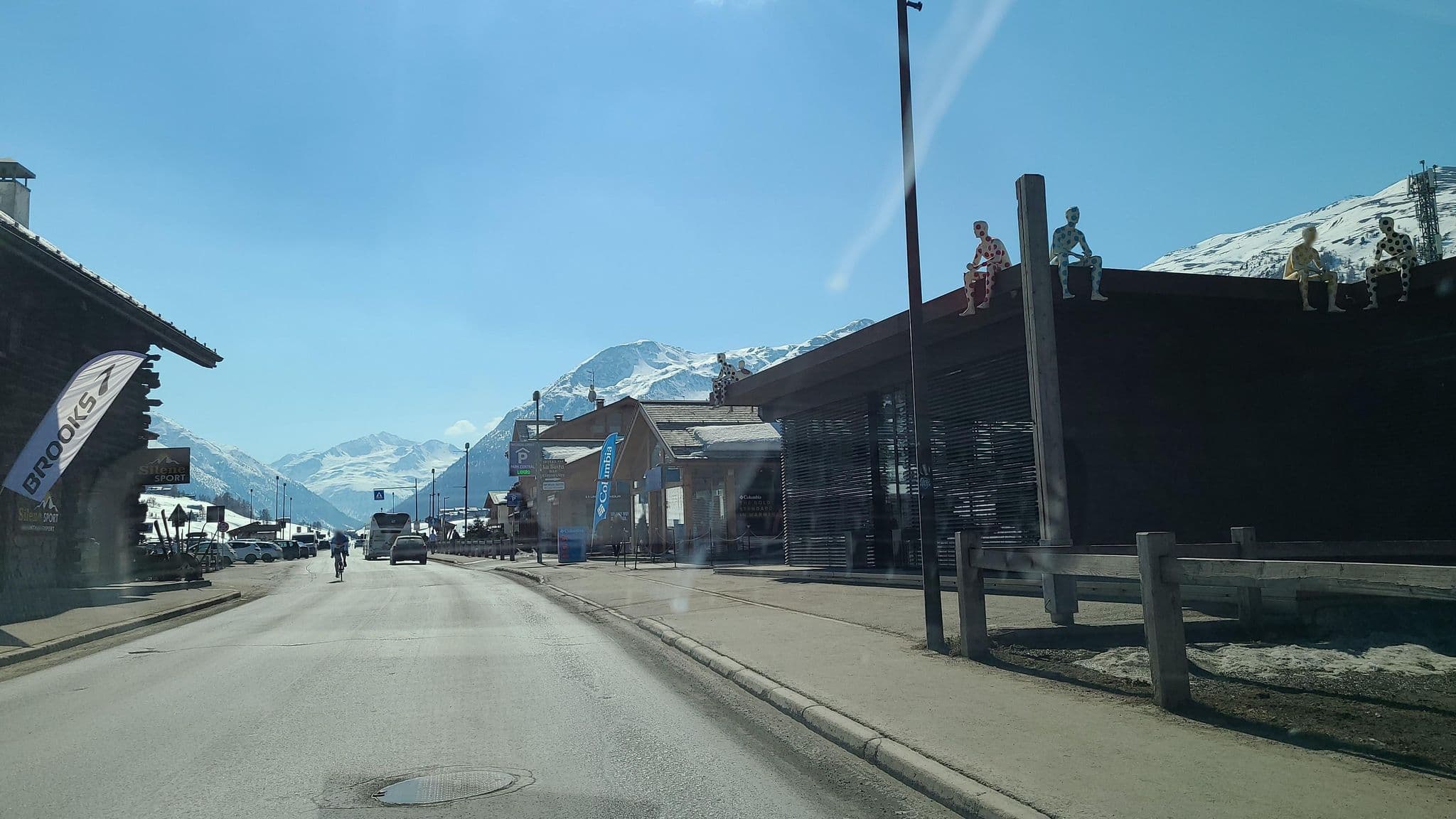 Street view near La Baita, Livigno