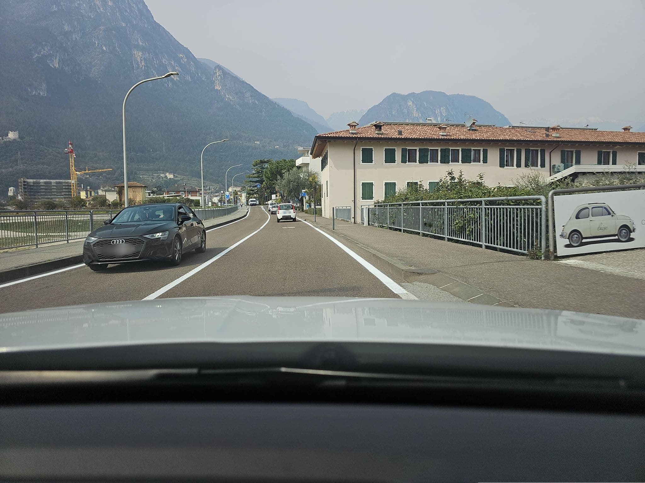 Street view near Hotel Luise, Riva del Garda