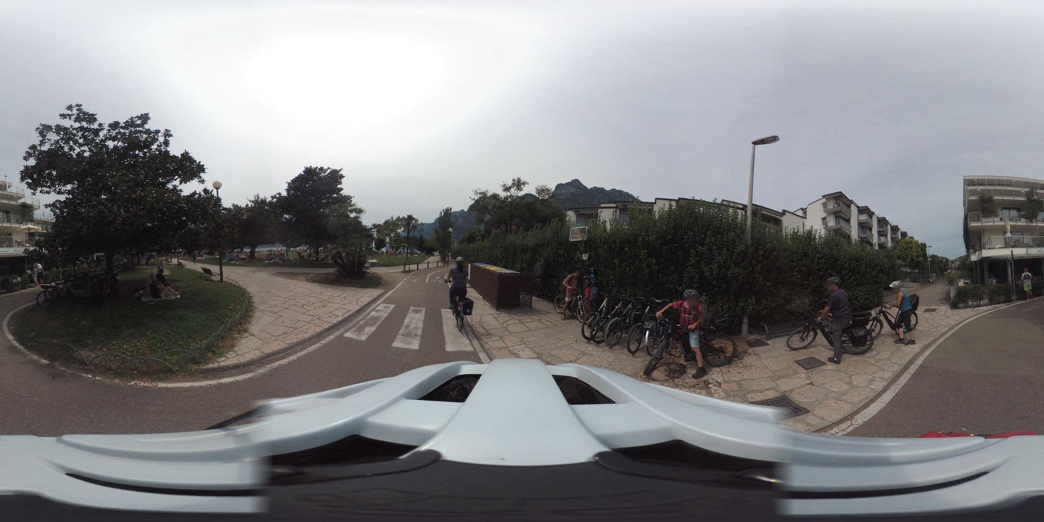 Street view near Bellariva, Riva del Garda