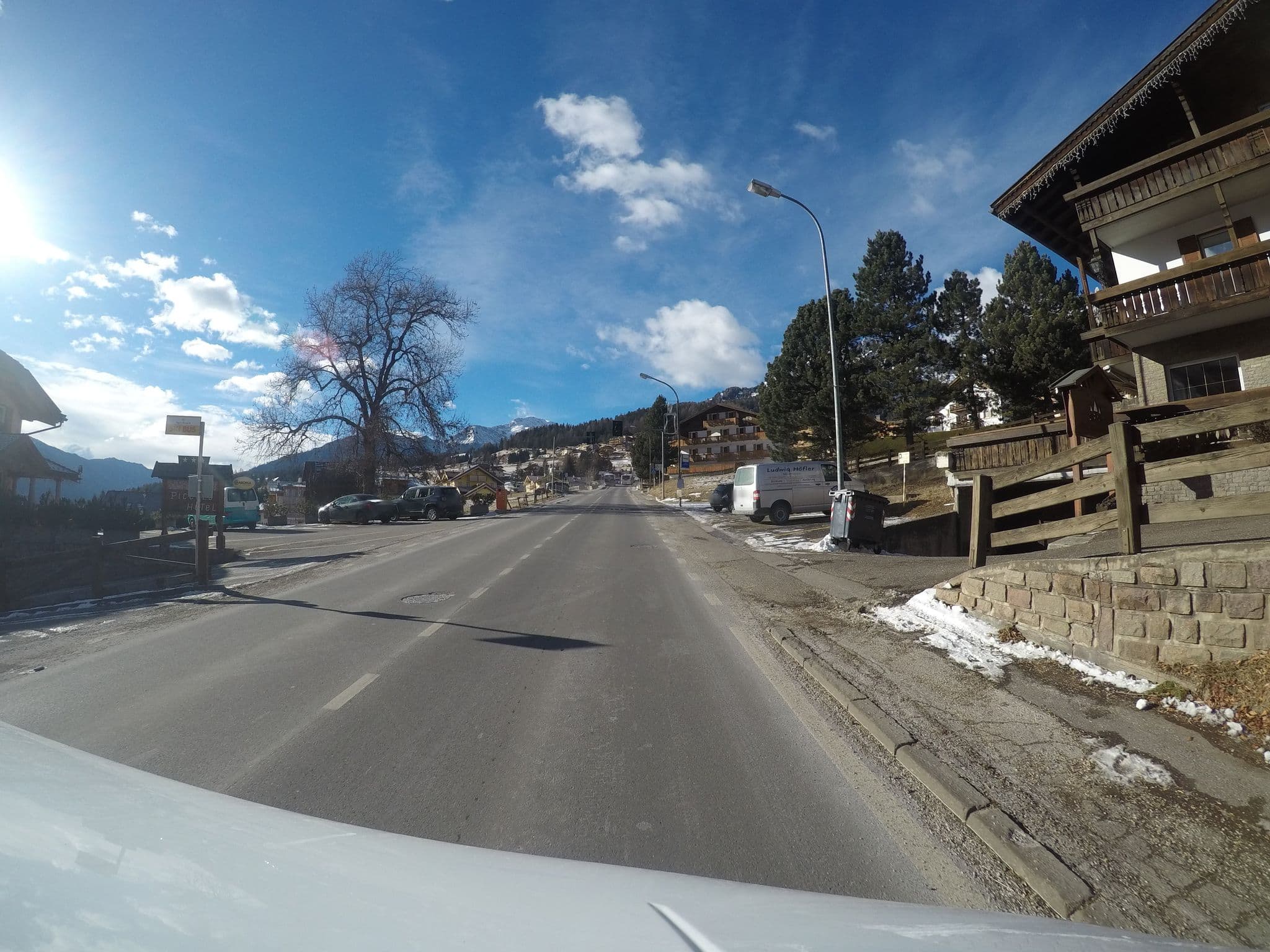 Street view near Piccolo hotel, Vigo di Fassa — © chrisbeddow (CC BY-SA · Mapillary)