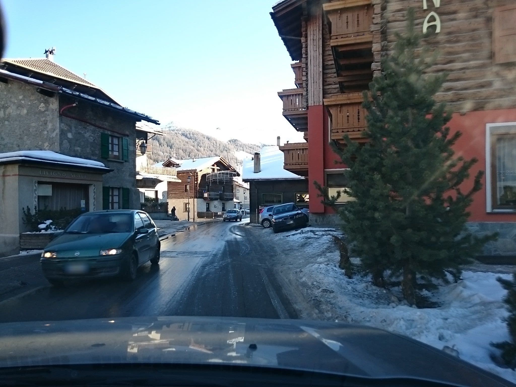 Street view near Hotel Cassana, Livigno