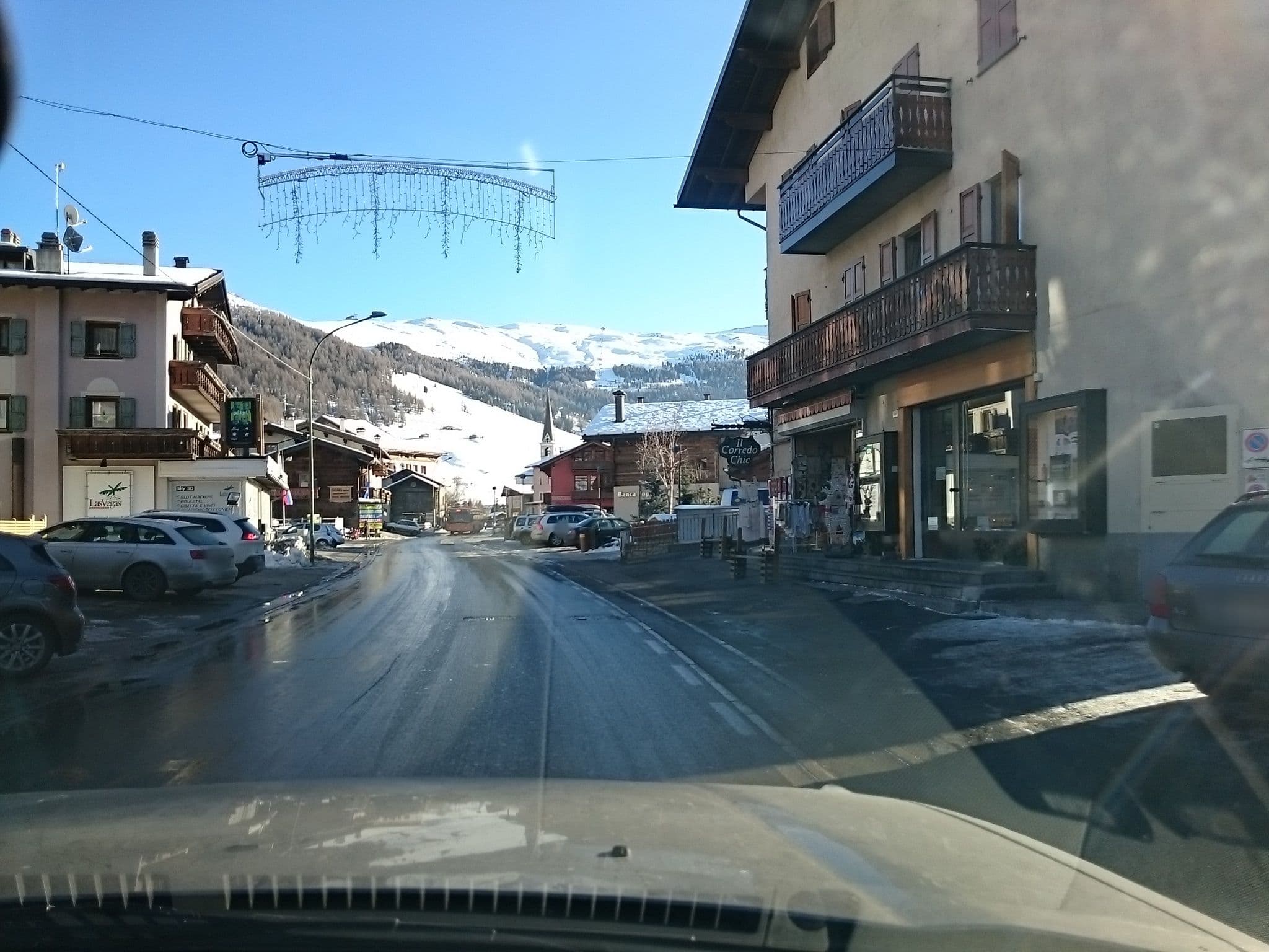 Street view near Hotel Saint Michael, Livigno