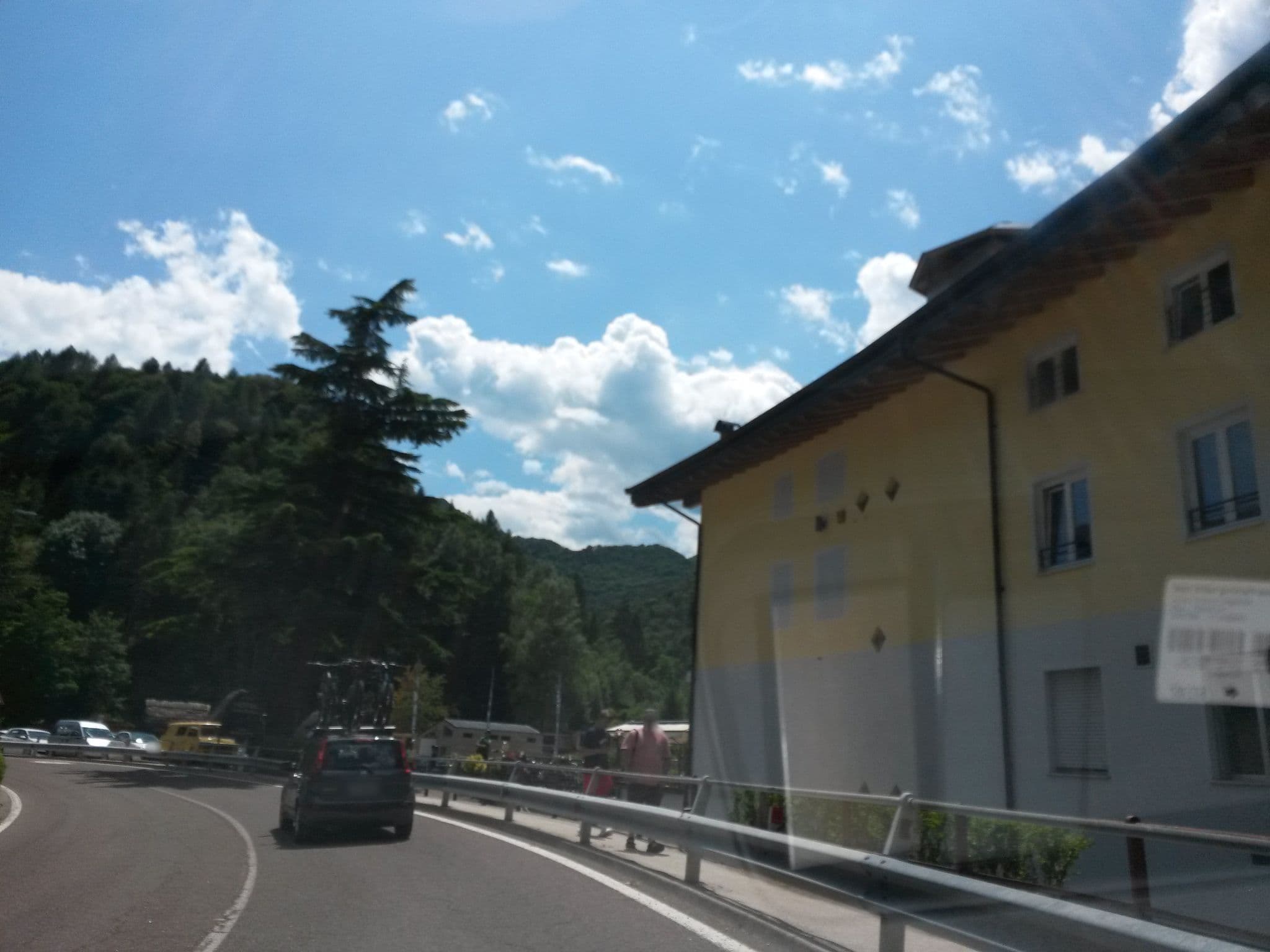 Street view near Hotel San Carlo, Molina di Ledro