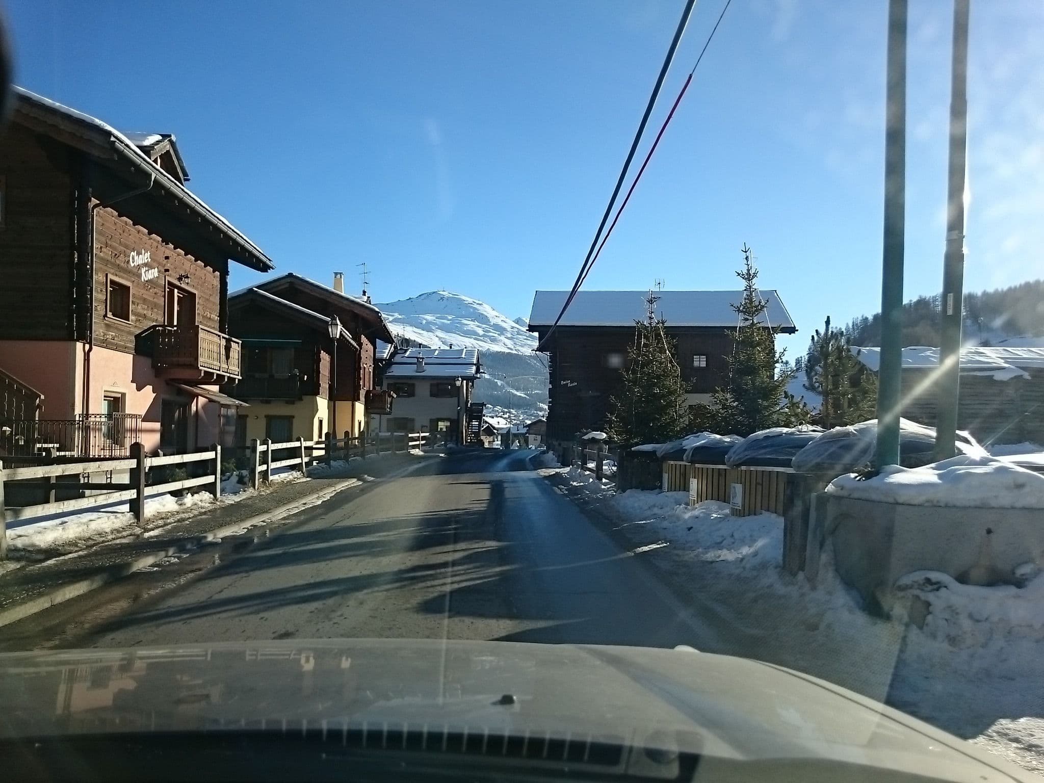 Street view near Chalet Kiara, Livigno