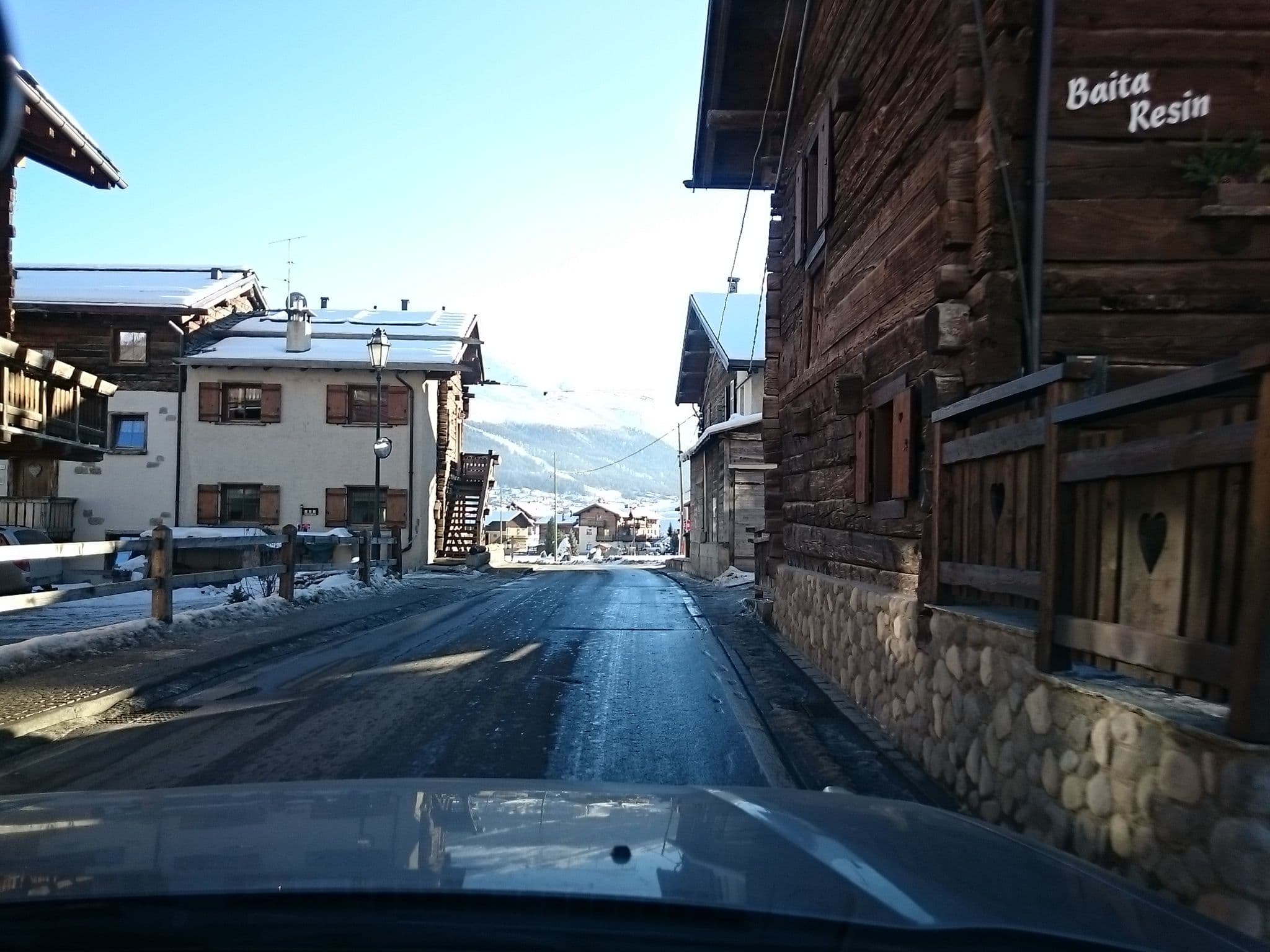 Street view near Baita Resin, Livigno