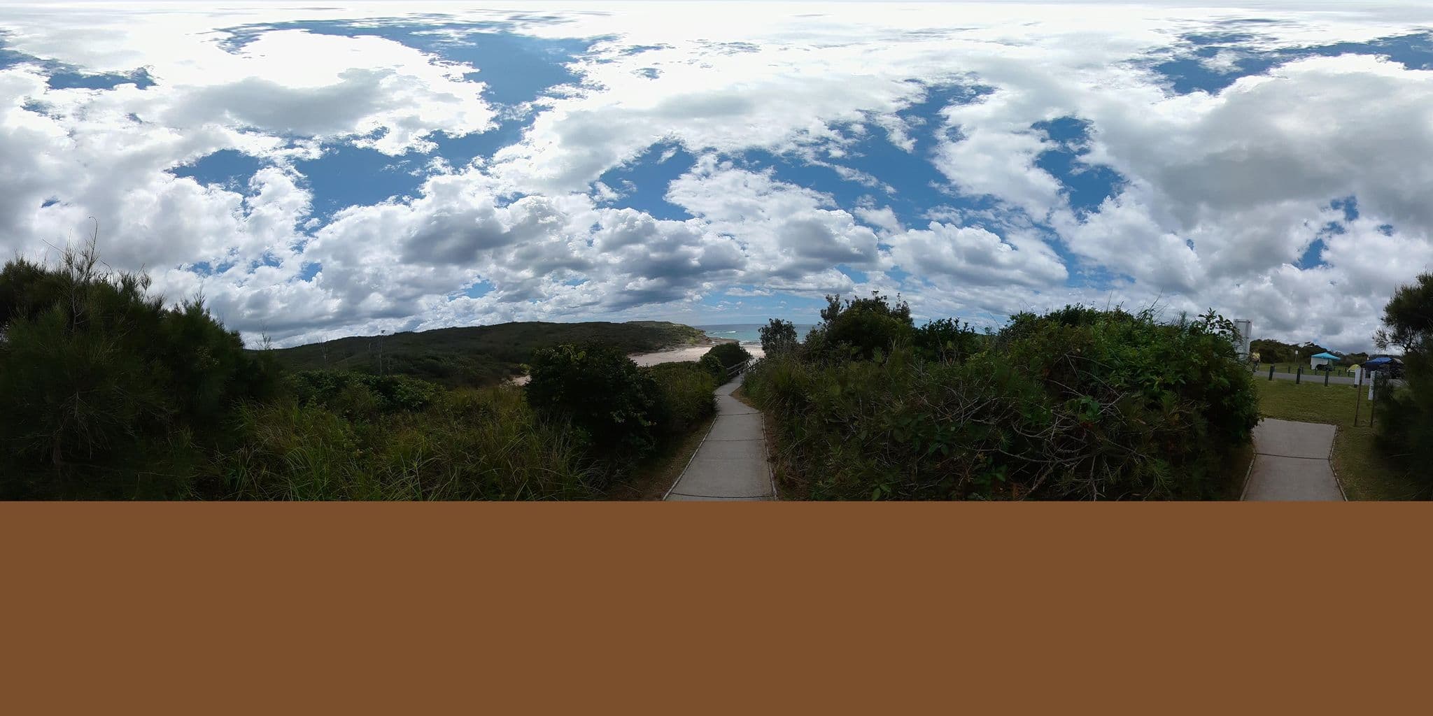 Street view near Frazer Beach campsite, Lake Munmorah — © Eucalyptus (CC BY-SA · Mapillary)