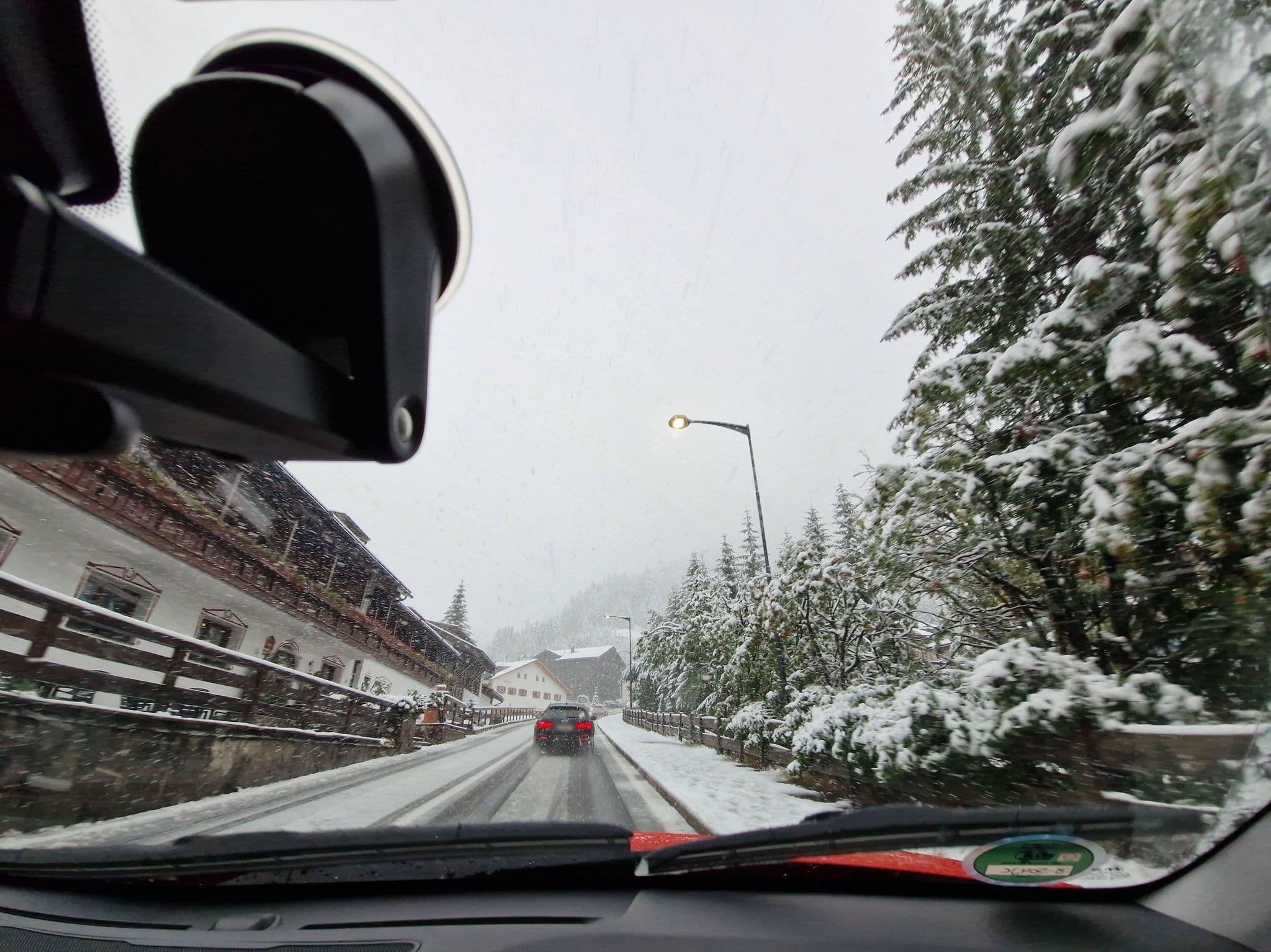 Street view near Casa Alpina, Selva