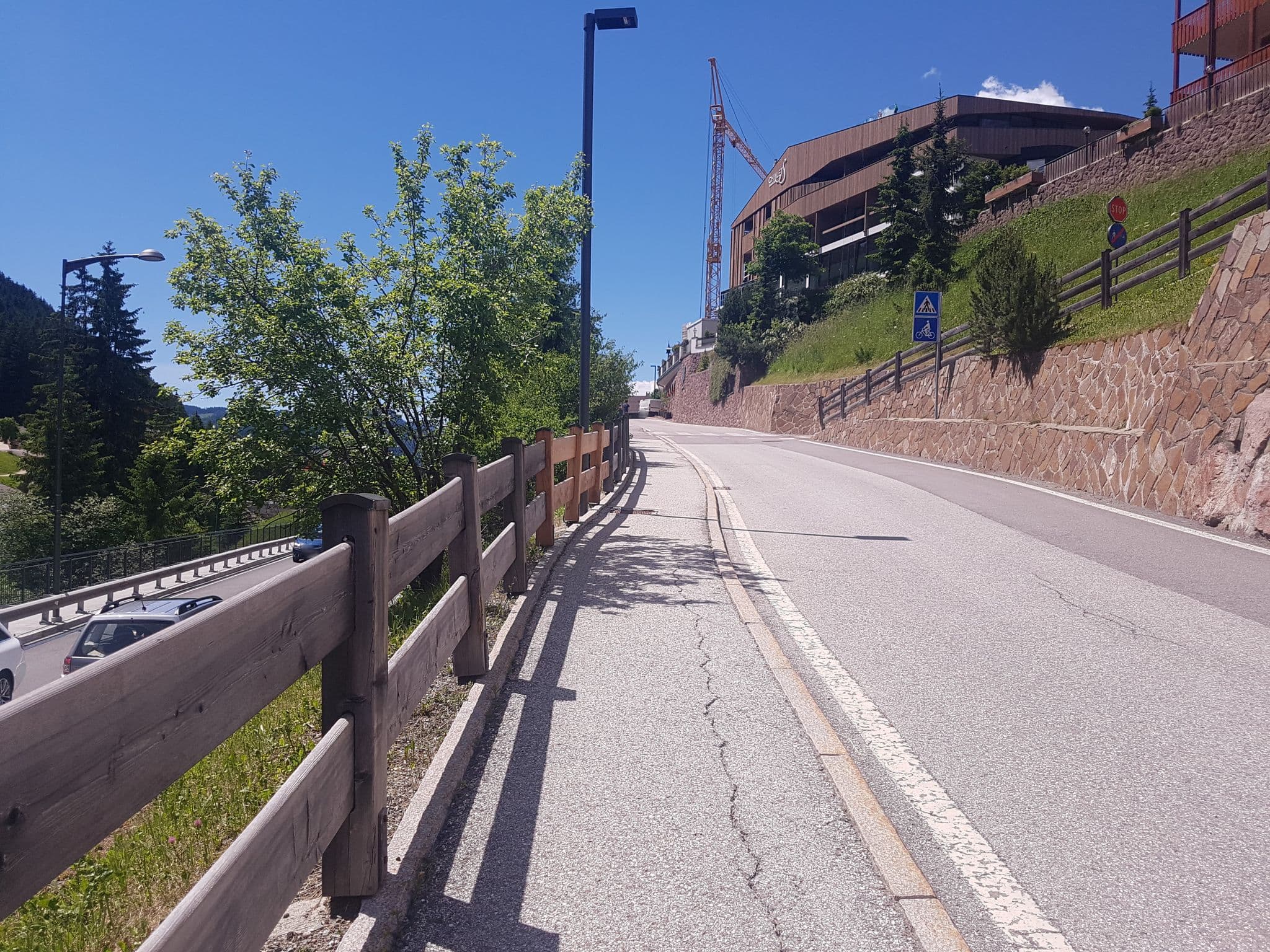 Street view near La Odles, Selva