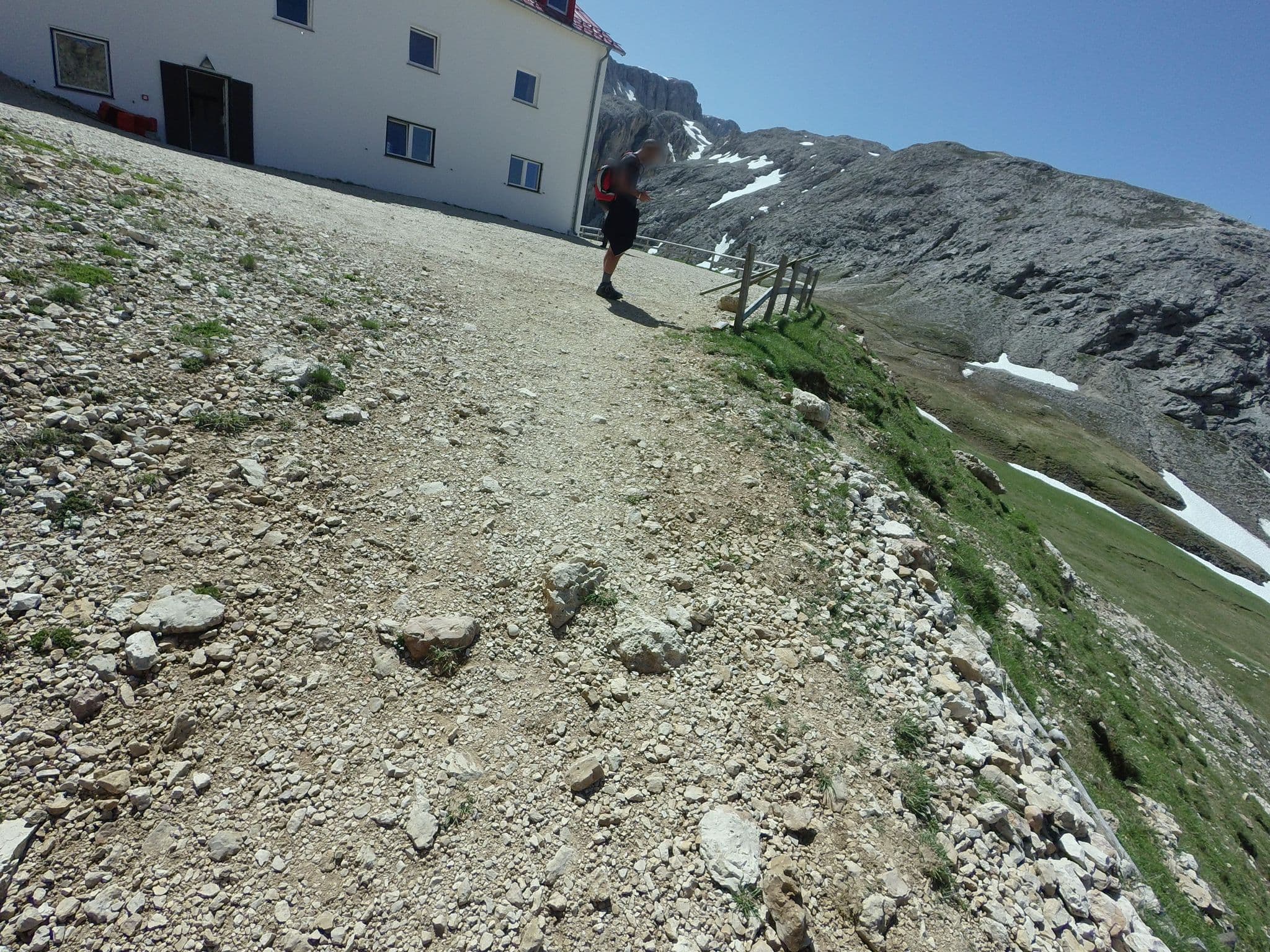 Street view near Tierser Alpl Hütte - Rifugio Alpe di Tires, Siusi