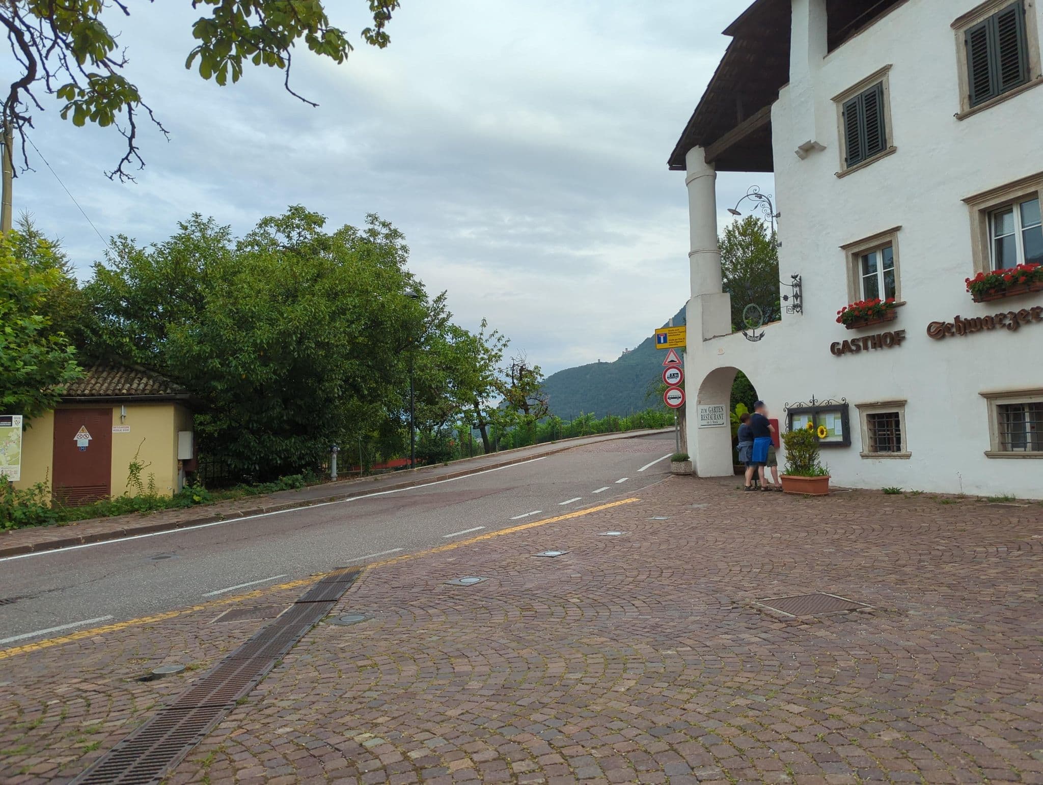 Street view near Schwarzer Adler, Terlano — © ente (CC BY-SA · Mapillary)