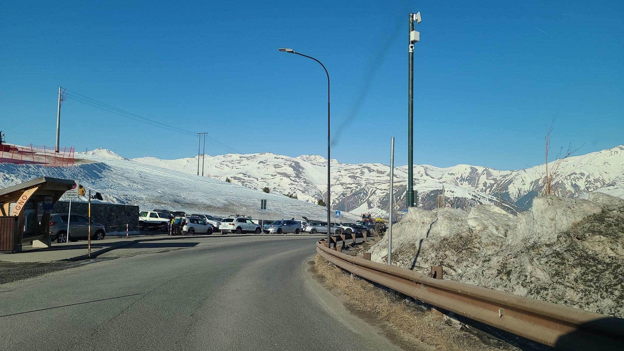 Street view near Hotel Alpino, Livigno