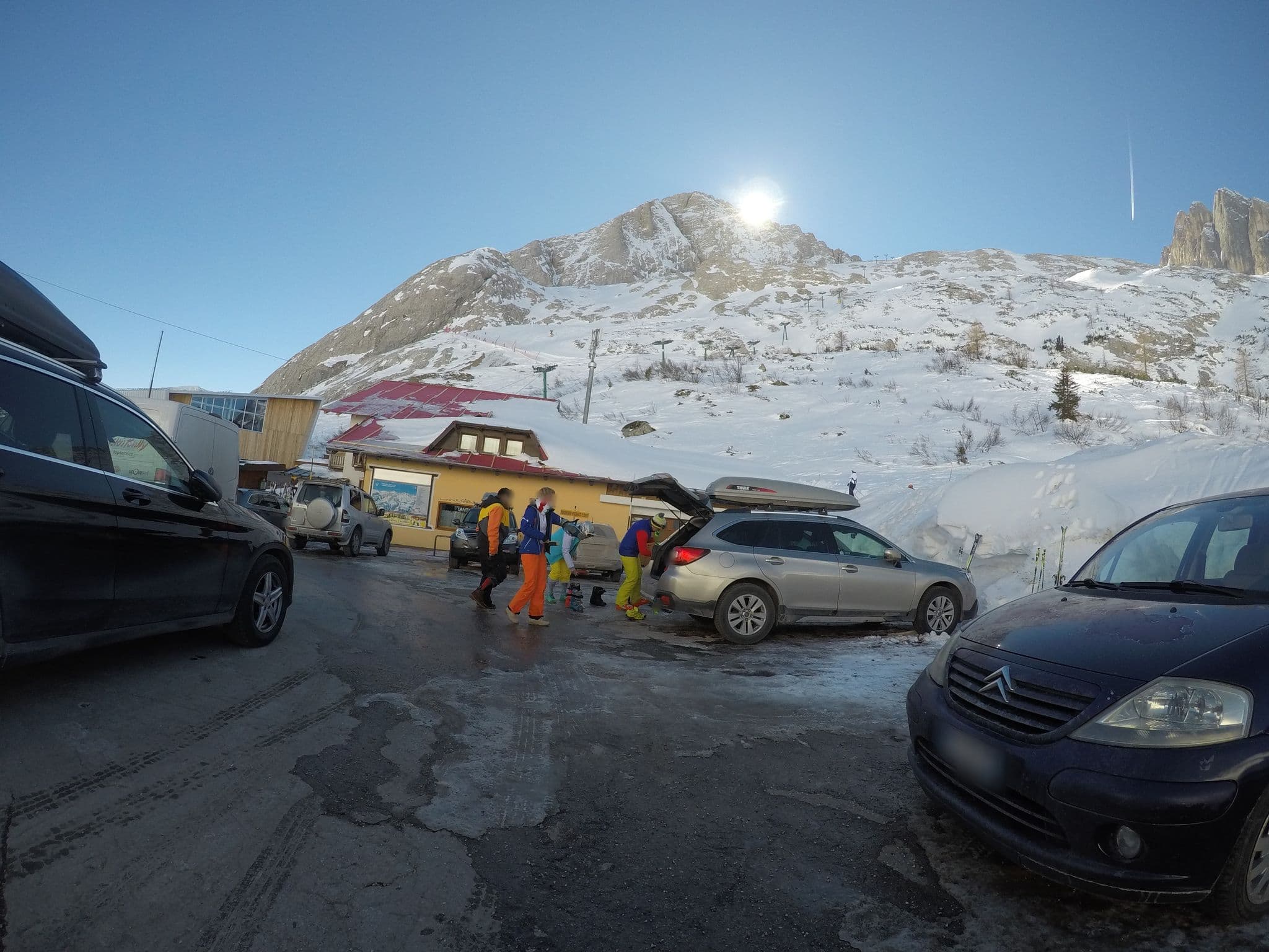 Street view near Rifugio Fedaia, Livinallongo del Col di Lana