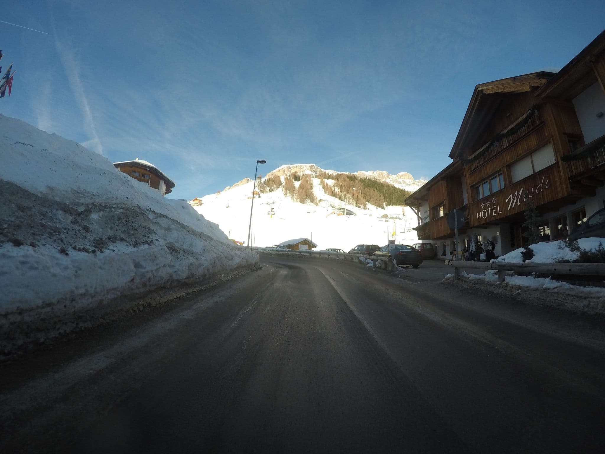 Street view near Hotel Mesdì, Livinallongo del Col di Lana