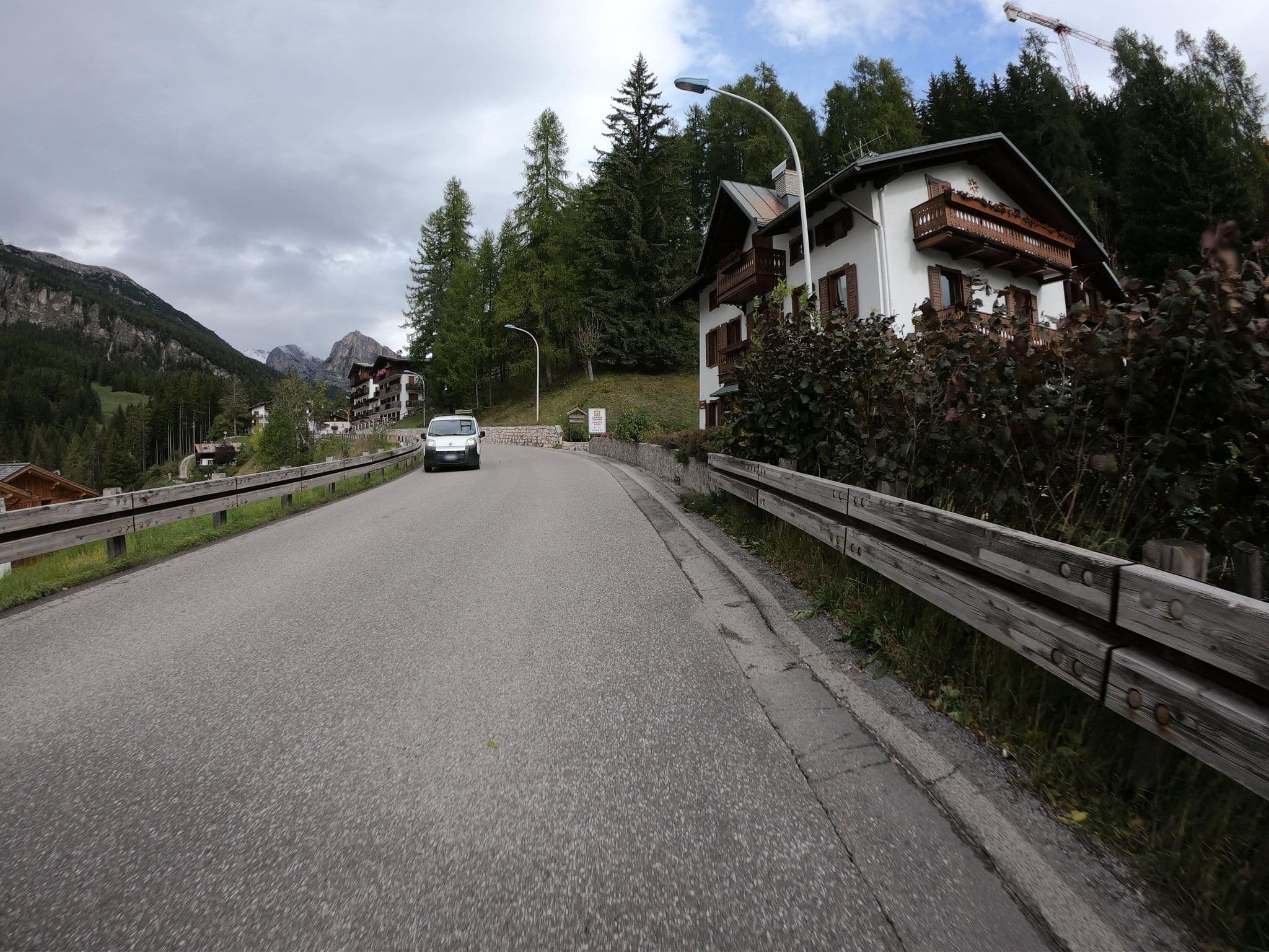 Street view near Ciasa Lavera, Cortina d'Ampezzo