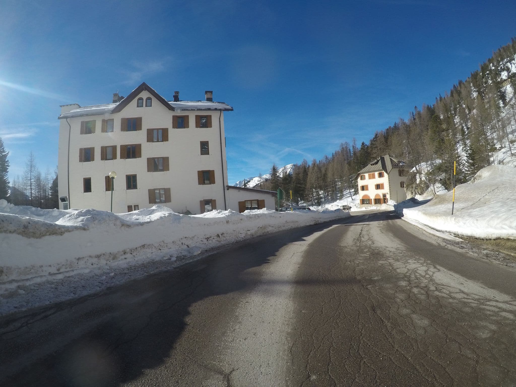 Street view near Hotel al Sasso di Stria, Livinallongo del Col di Lana