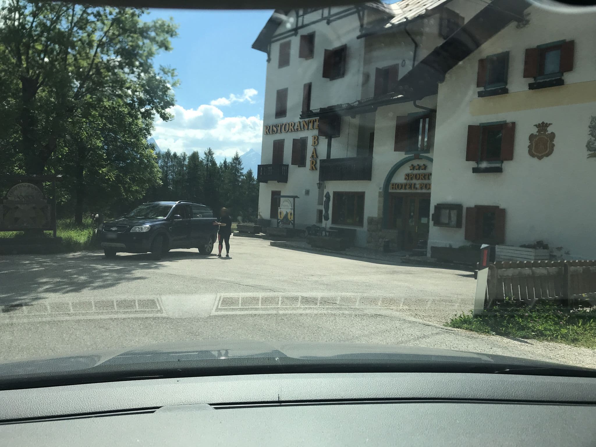 Street view near Hotel Piccolo Pocol, Cortina d'Ampezzo