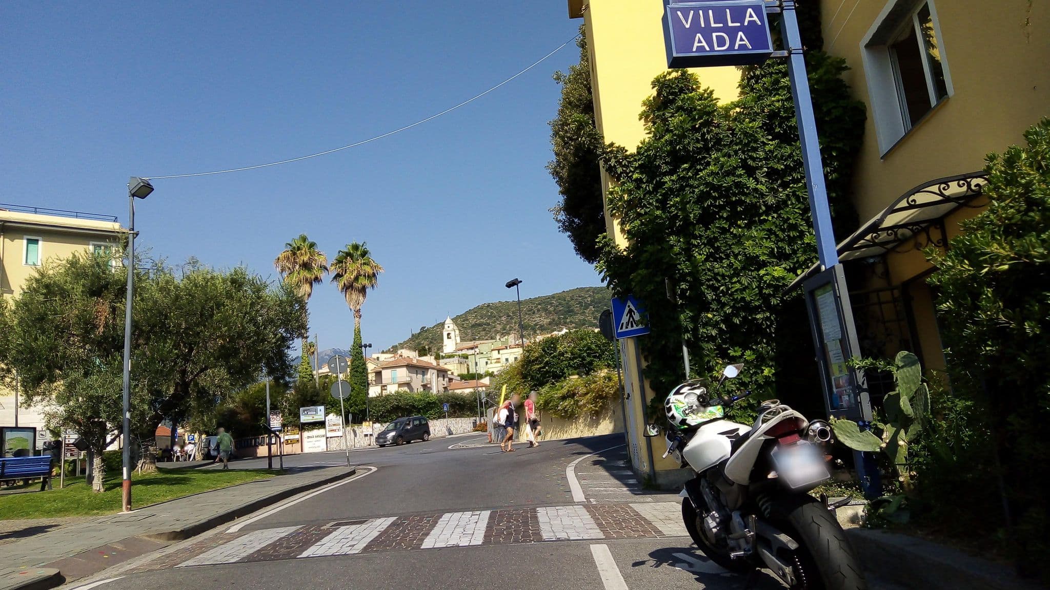 Street view near Hotel Villa Ada, Borgio — © mariofiab (CC BY-SA · Mapillary)