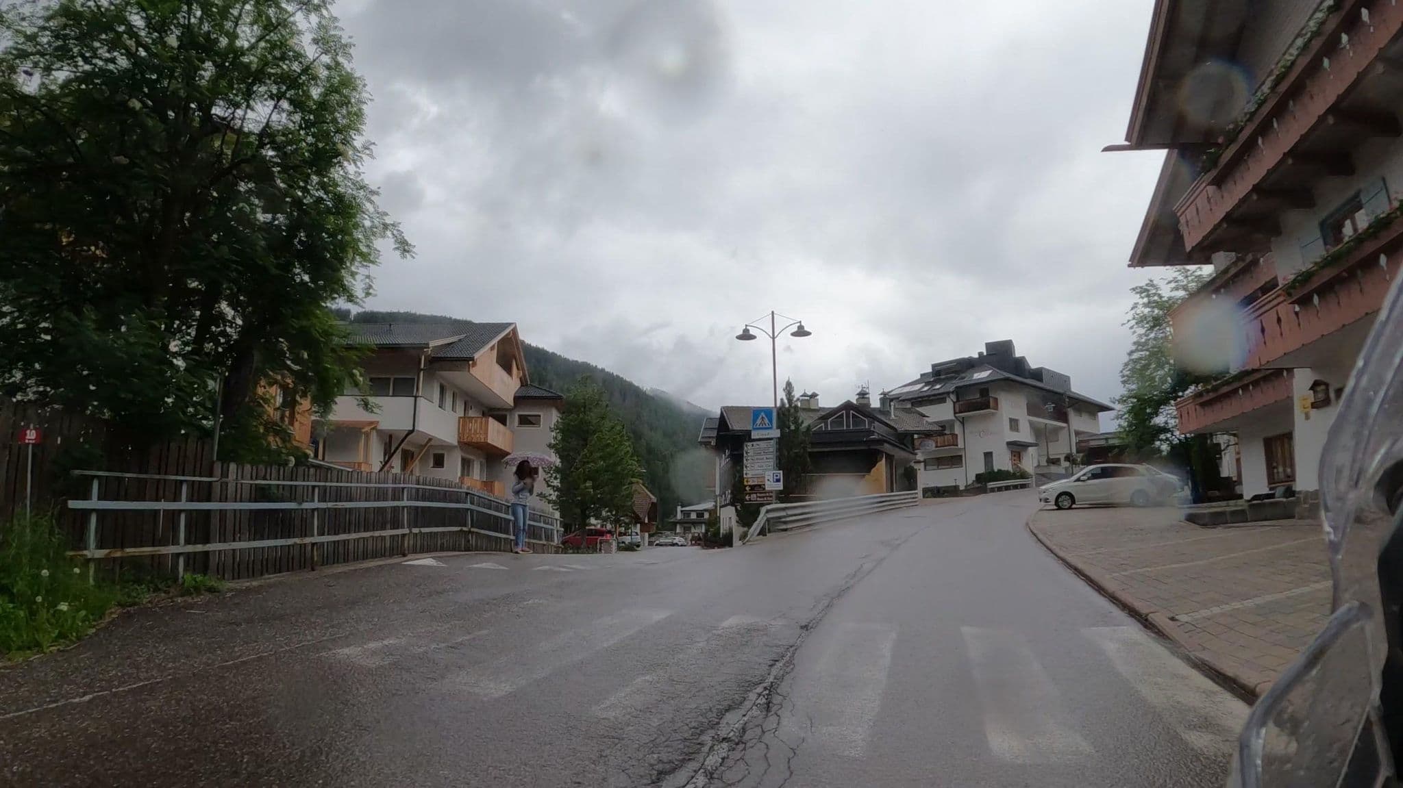 Street view near Garni Cristallo, La Valle - Wengen