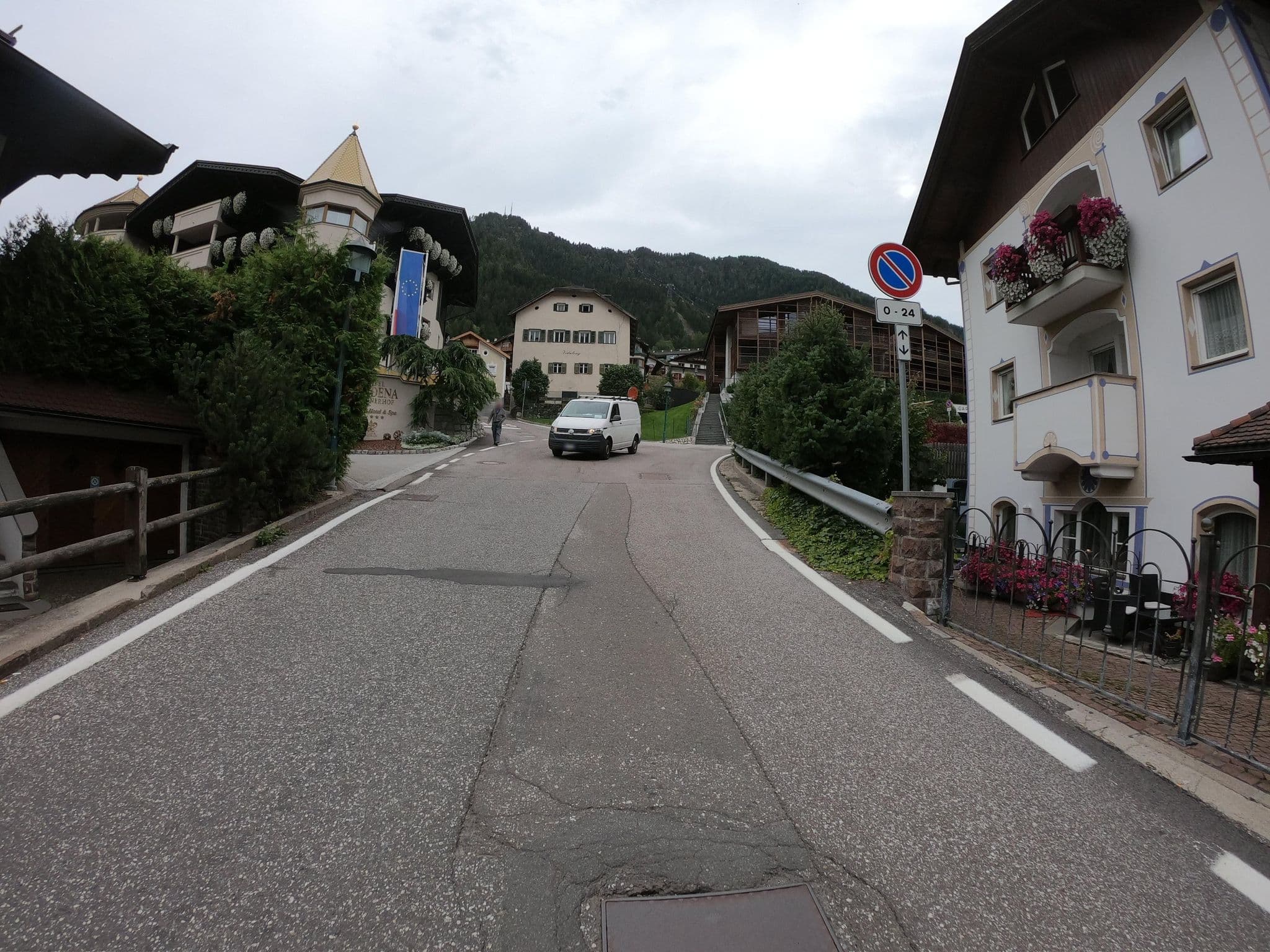 Street view near Hotel Cosmea, Ortisei