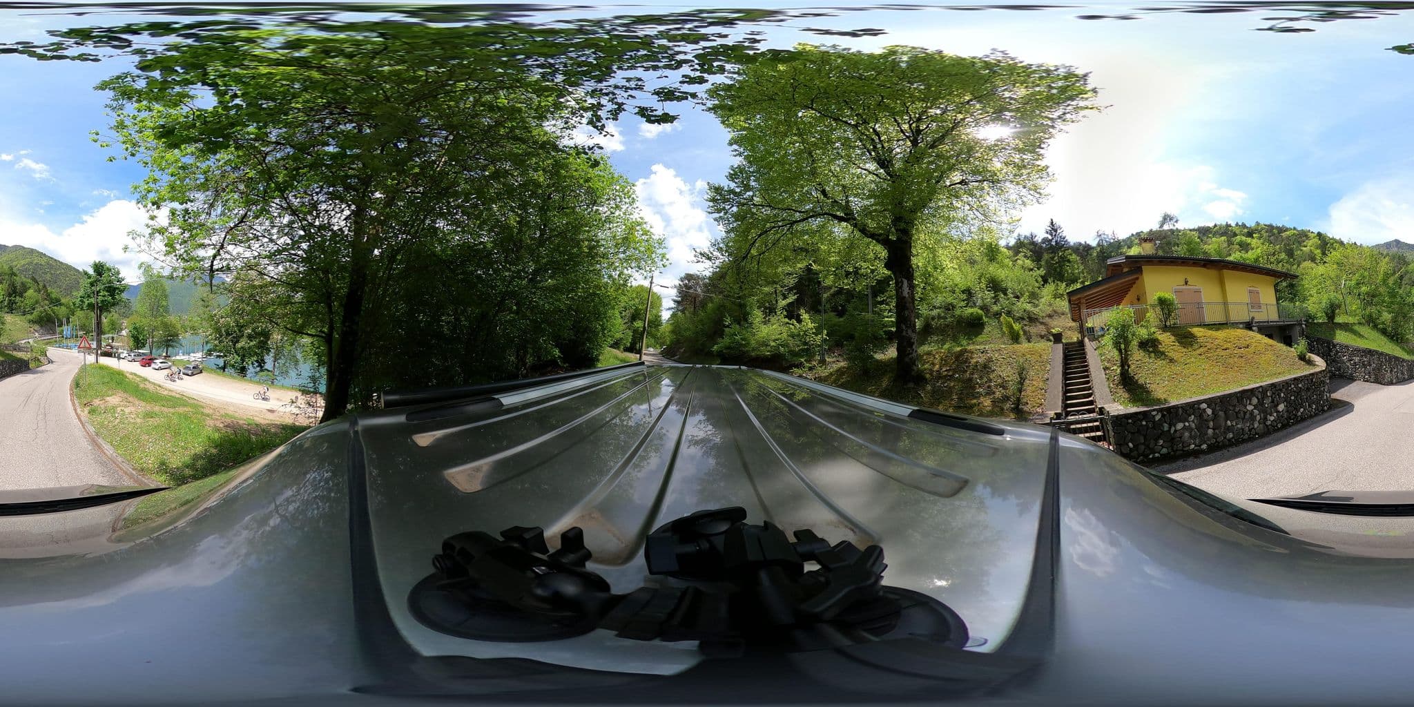 Street view near Villa Vela, Molina di Ledro