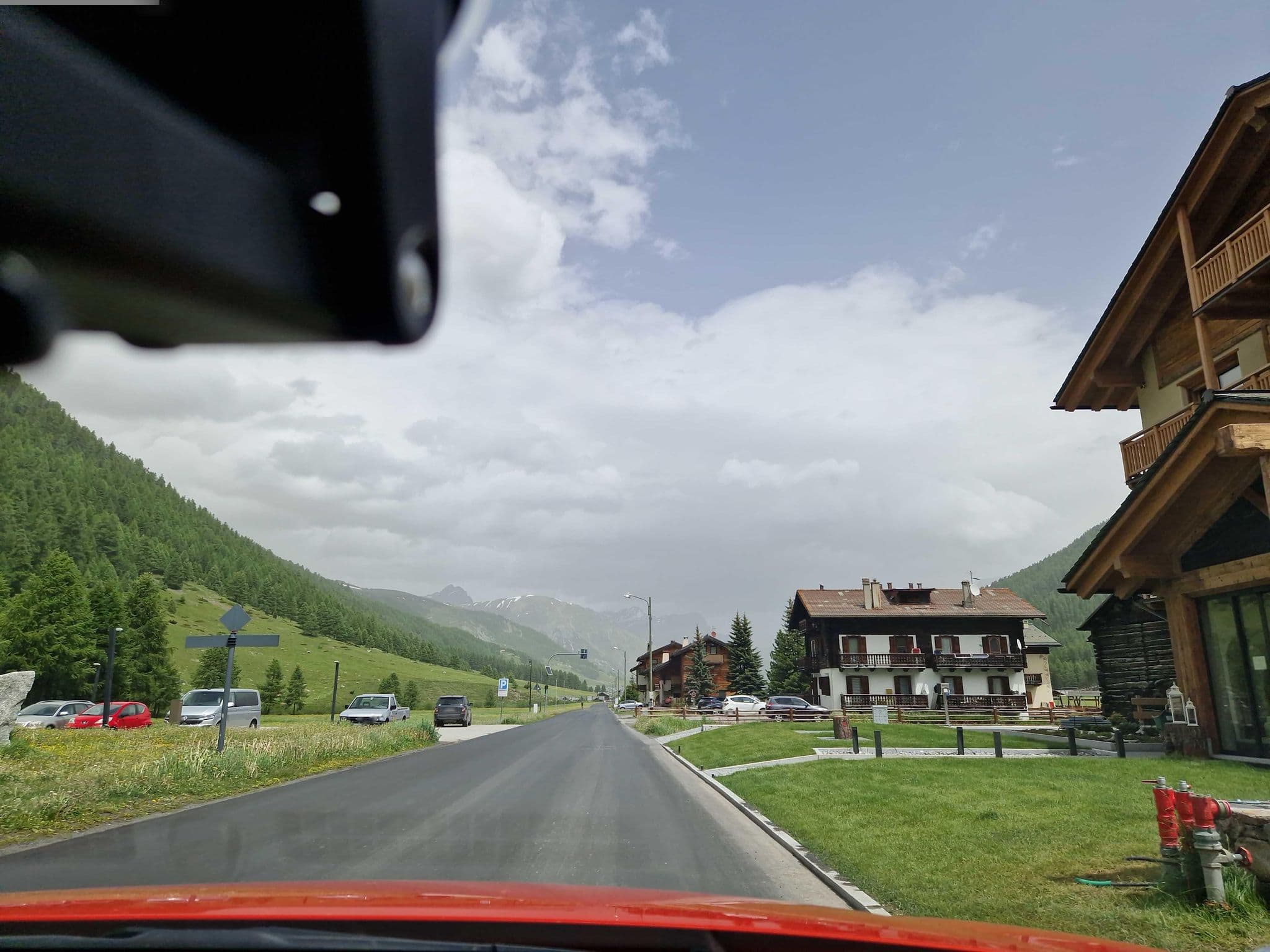 Street view near Camino, Livigno