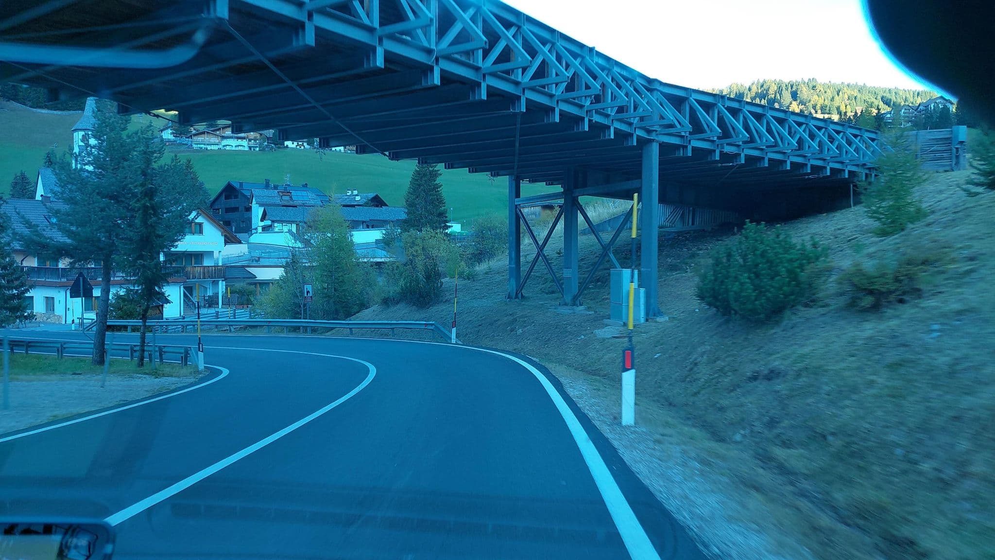 Street view near La Fontana, Selva