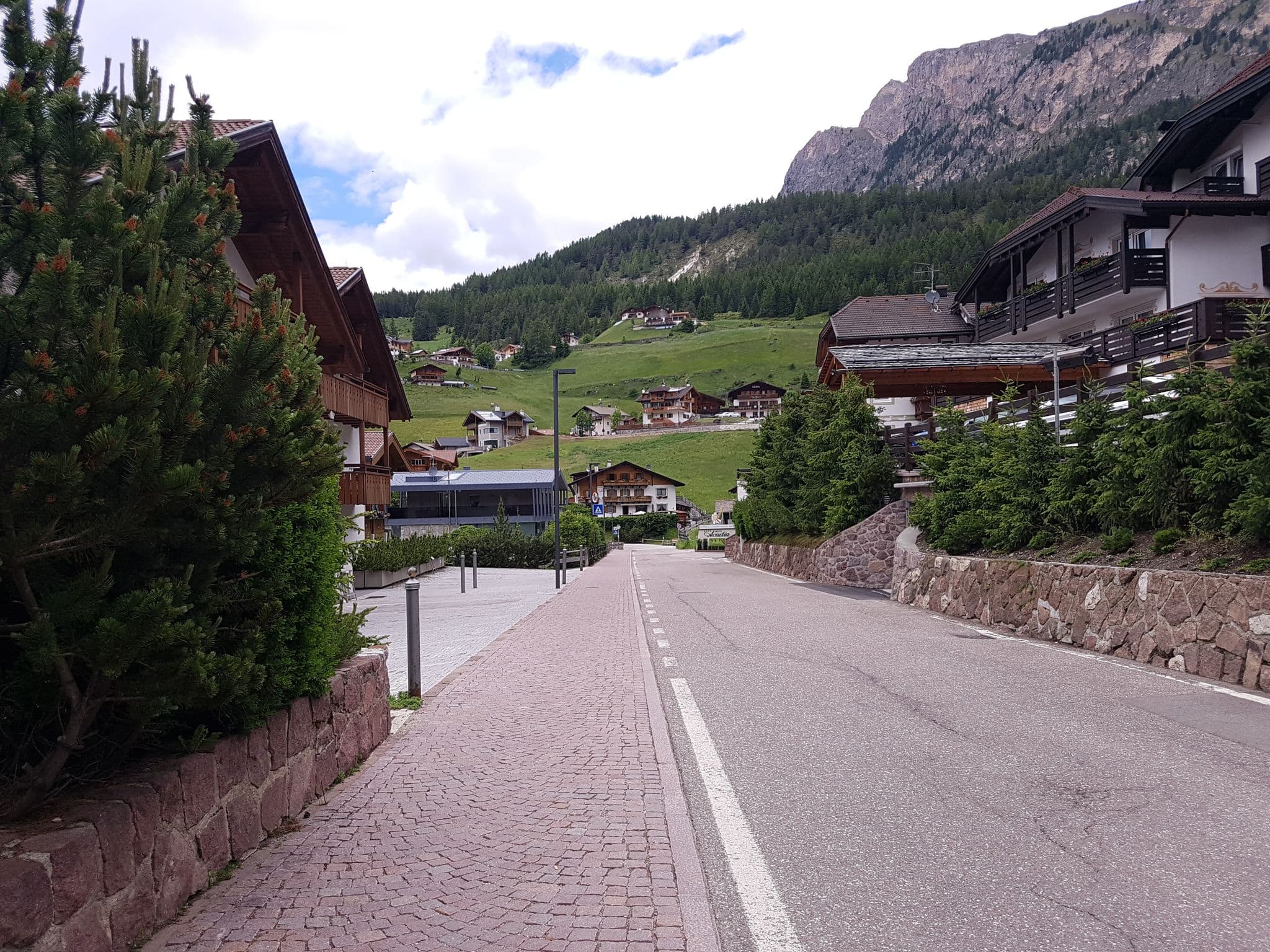 Street view near Hotel Tyrol, Selva