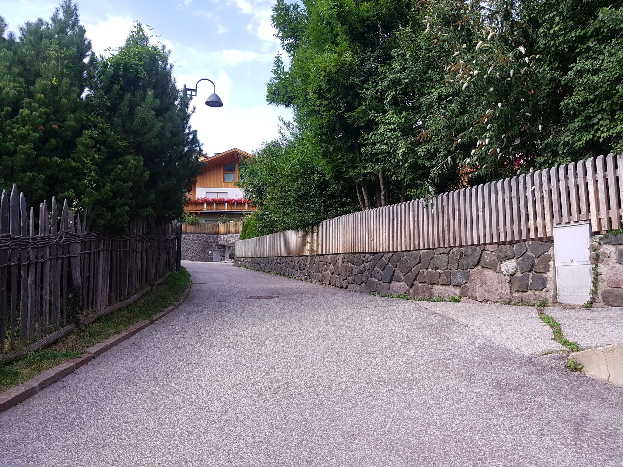 Street view near Villa Olympia, Siusi