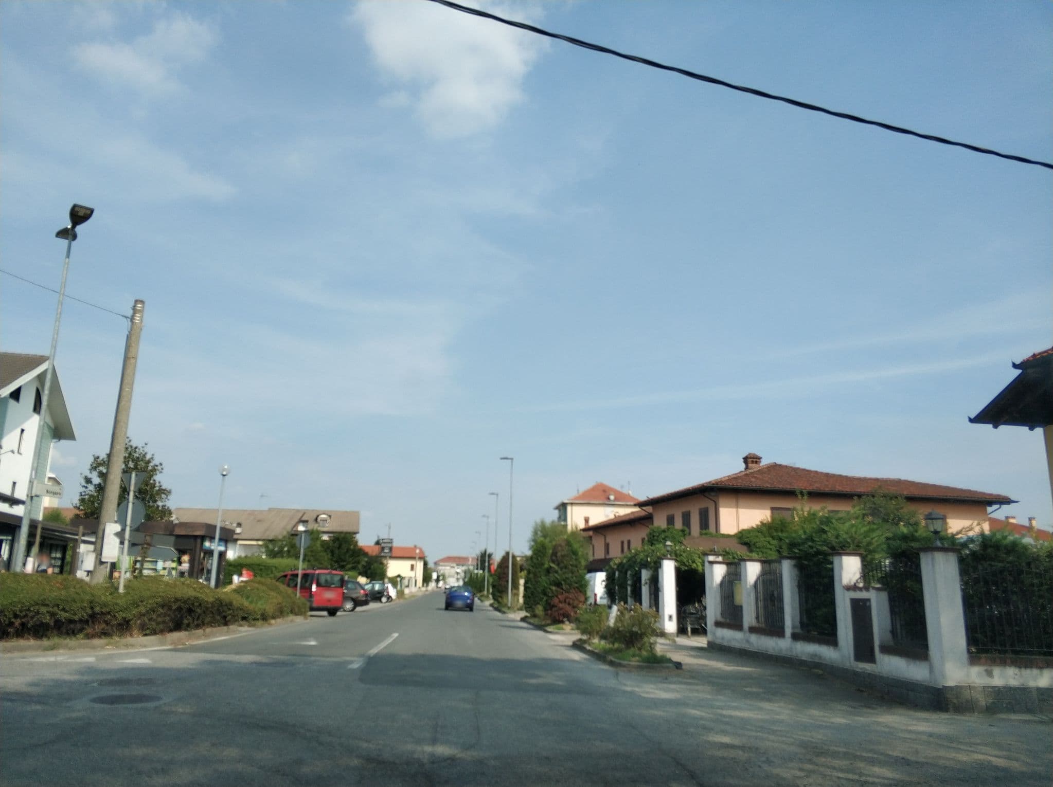 Street view near Ristorante Vecchio Pavone, Mappano — © canfe (CC BY-SA · Mapillary)