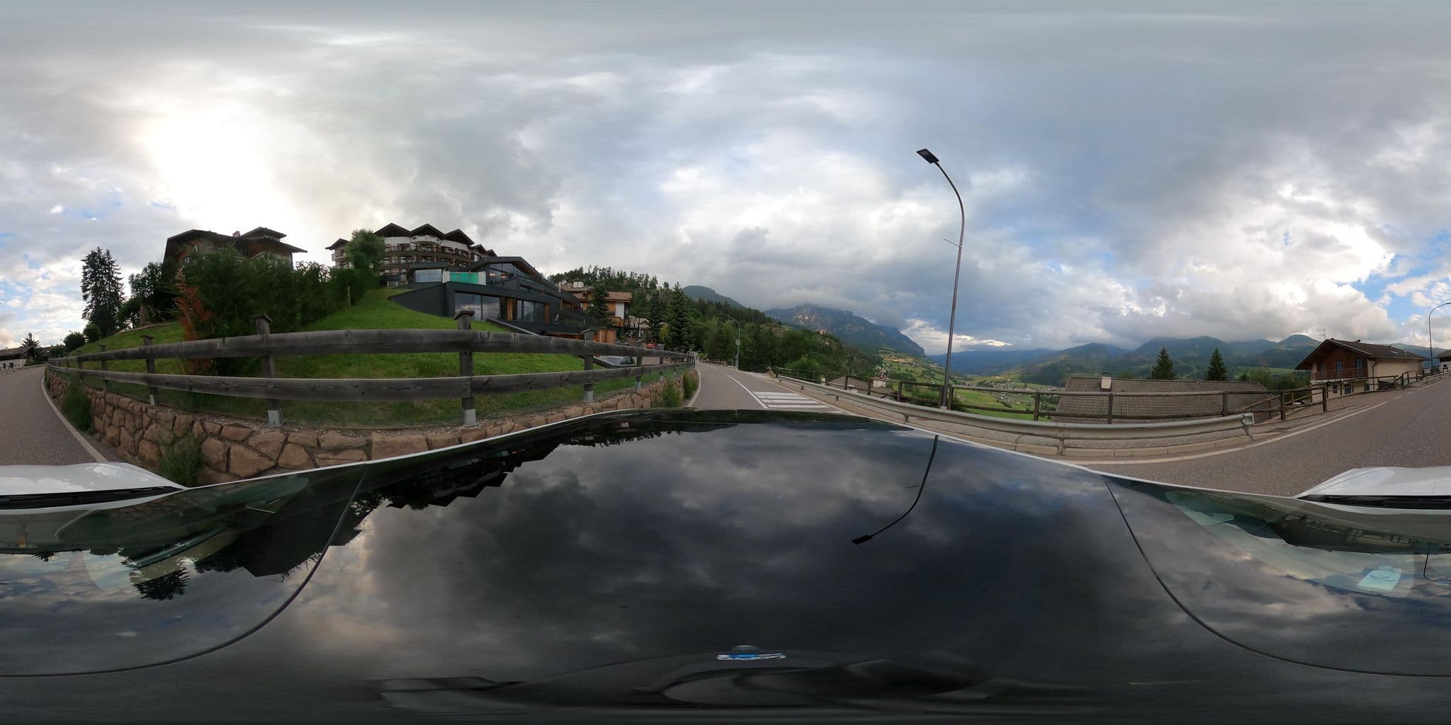 Street view near Hotel La Roccia, Cavalese — © peterleth (CC BY-SA · Mapillary)