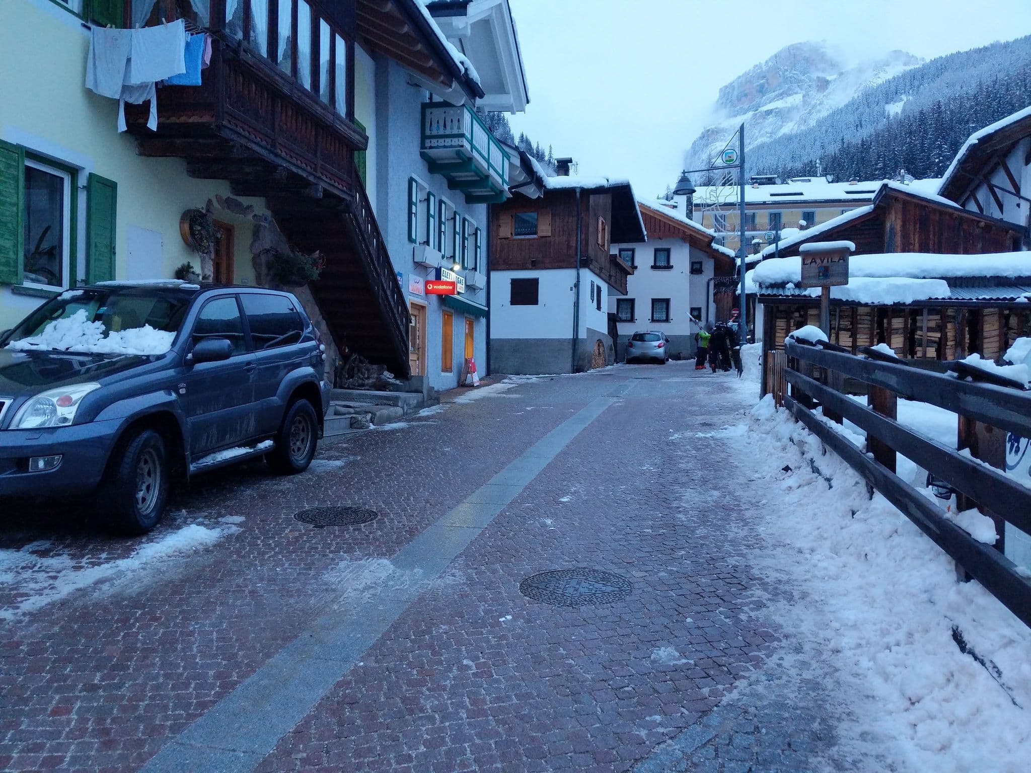 Street view near Garni Ciamorc, Canazei