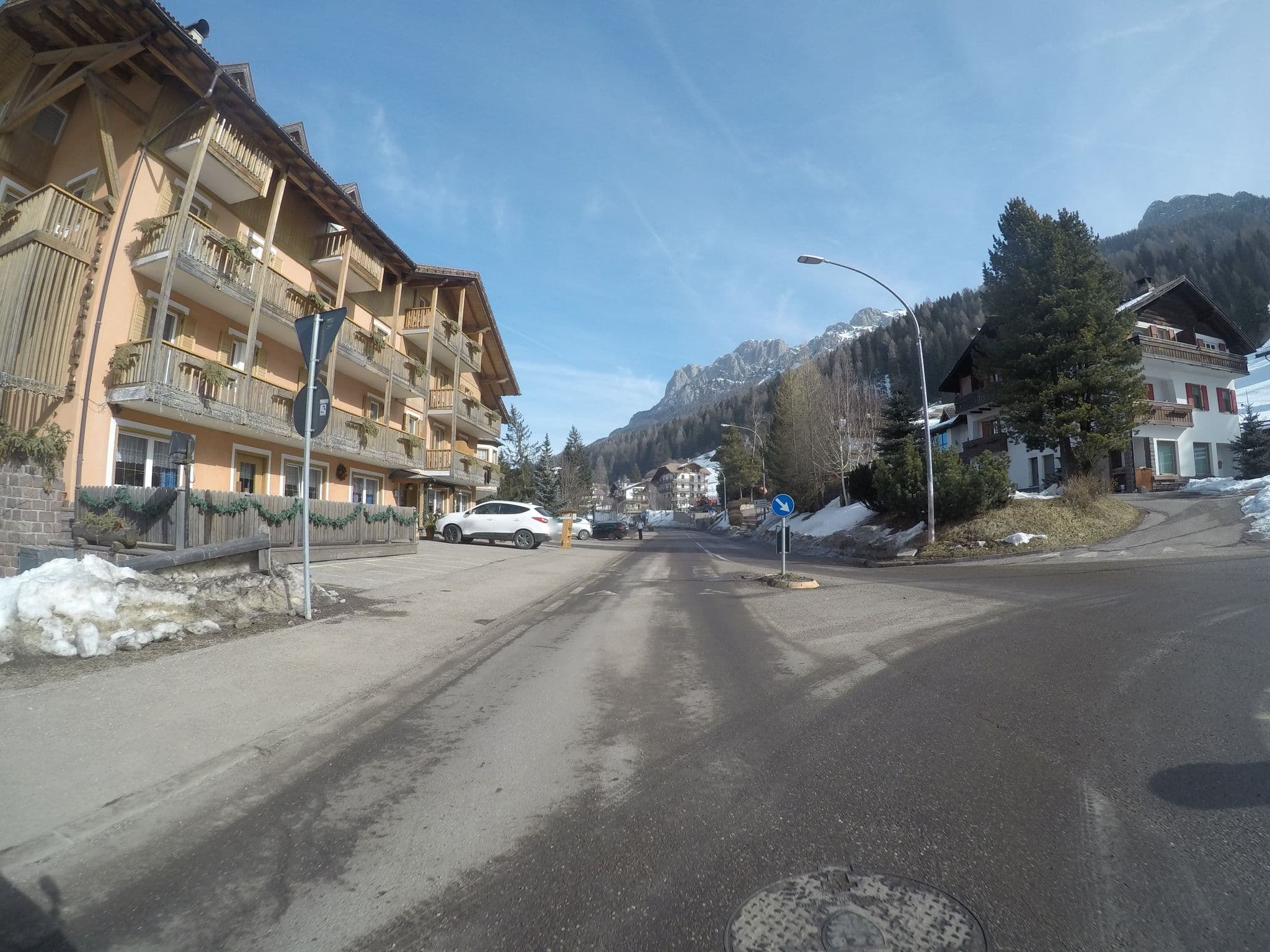Street view near Hotel Villachiara, Moena — © chrisbeddow (CC BY-SA · Mapillary)