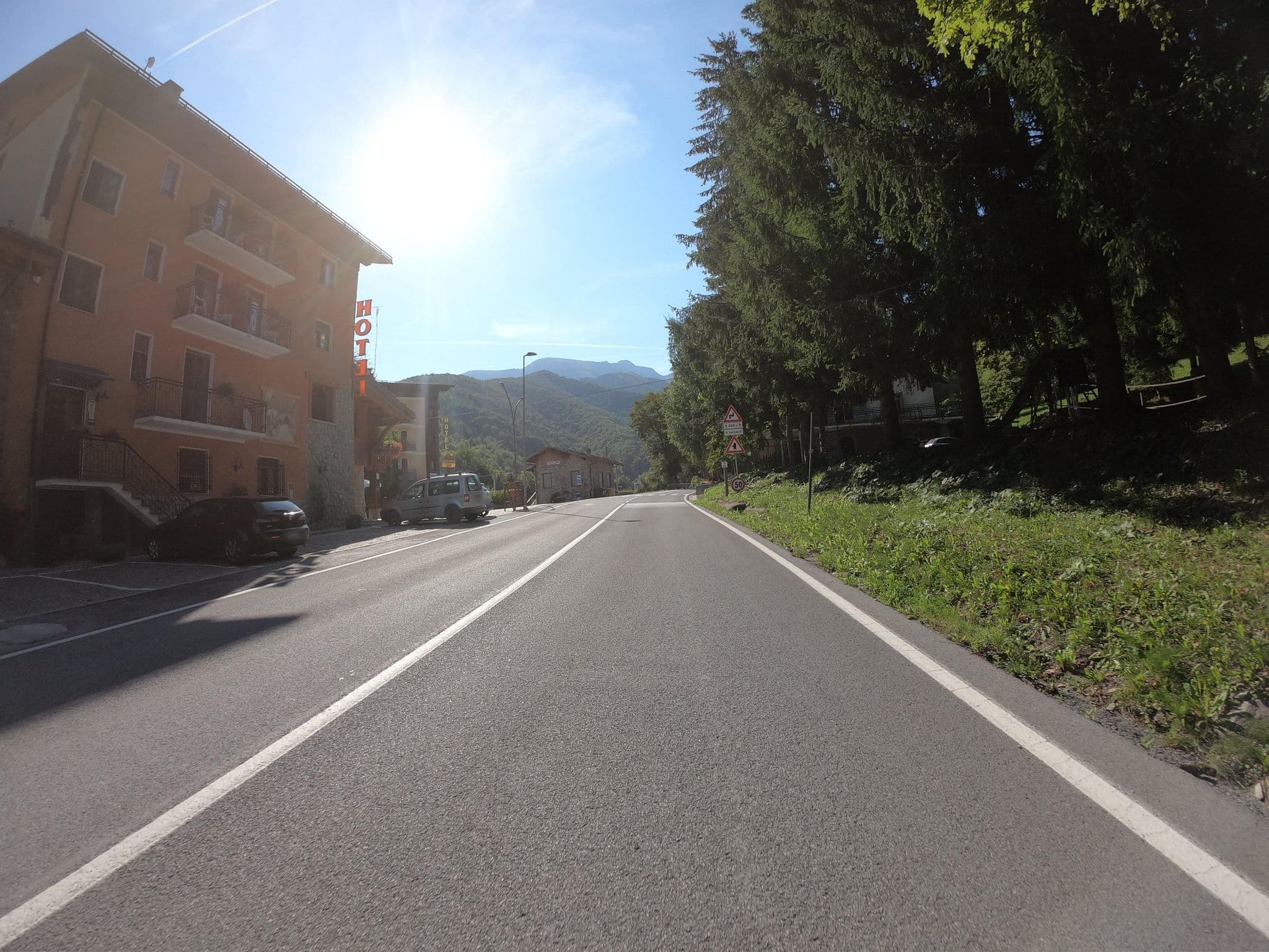 Street view near Hotel Edelweiss, Limone Piemonte — © joostjakob (CC BY-SA · Mapillary)