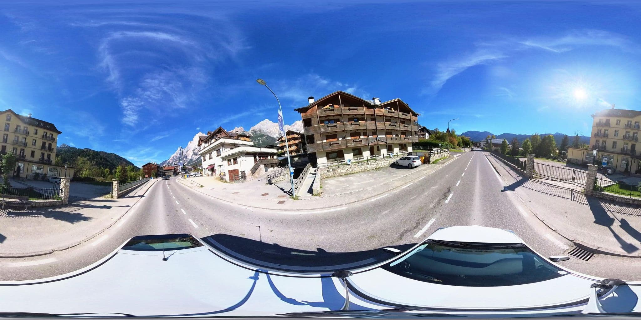 Street view near Hotel Marcora, Cortina d'Ampezzo — © osmplus_org (CC BY-SA · Mapillary)