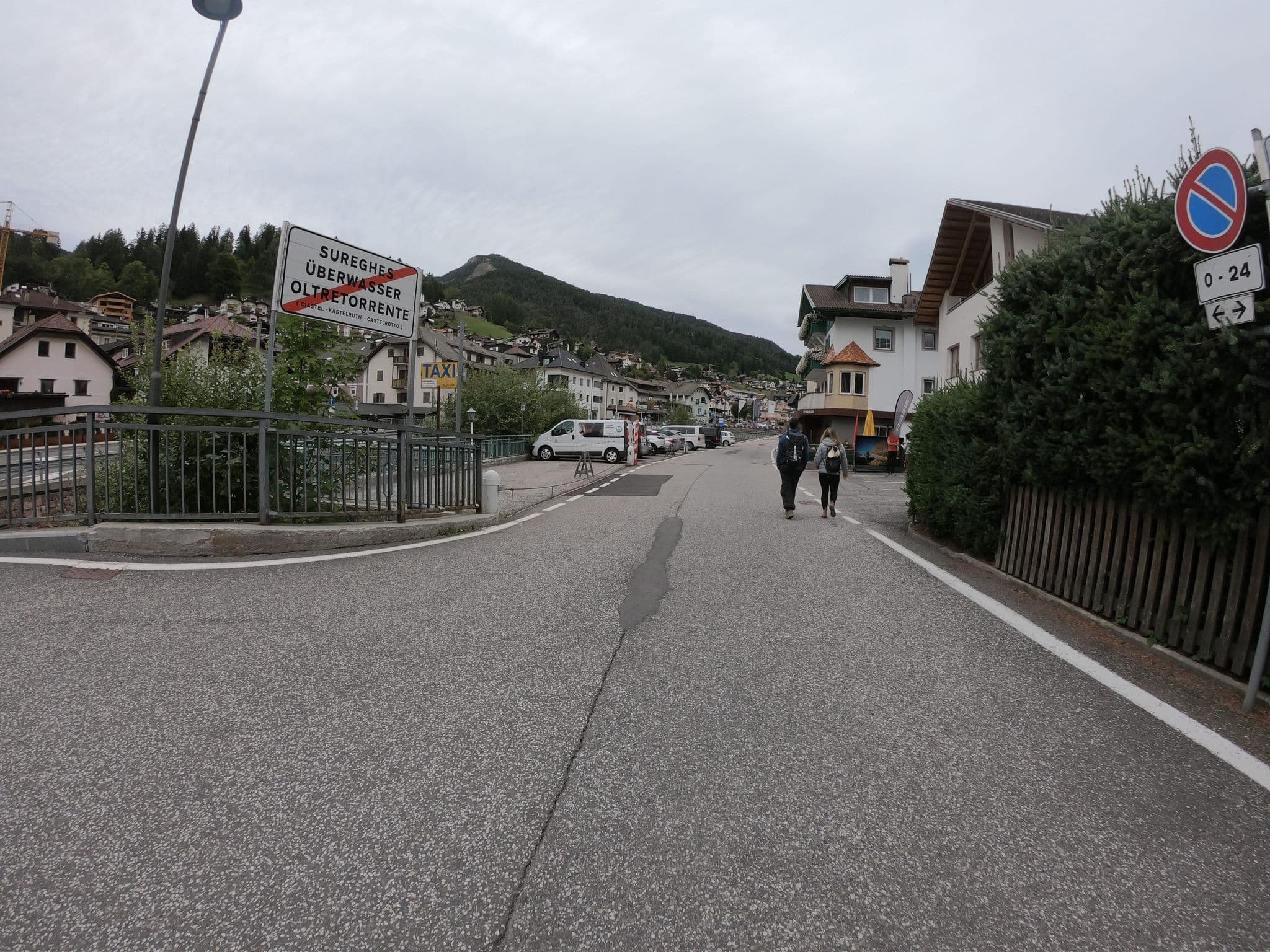 Street view near Sureghes, Ortisei